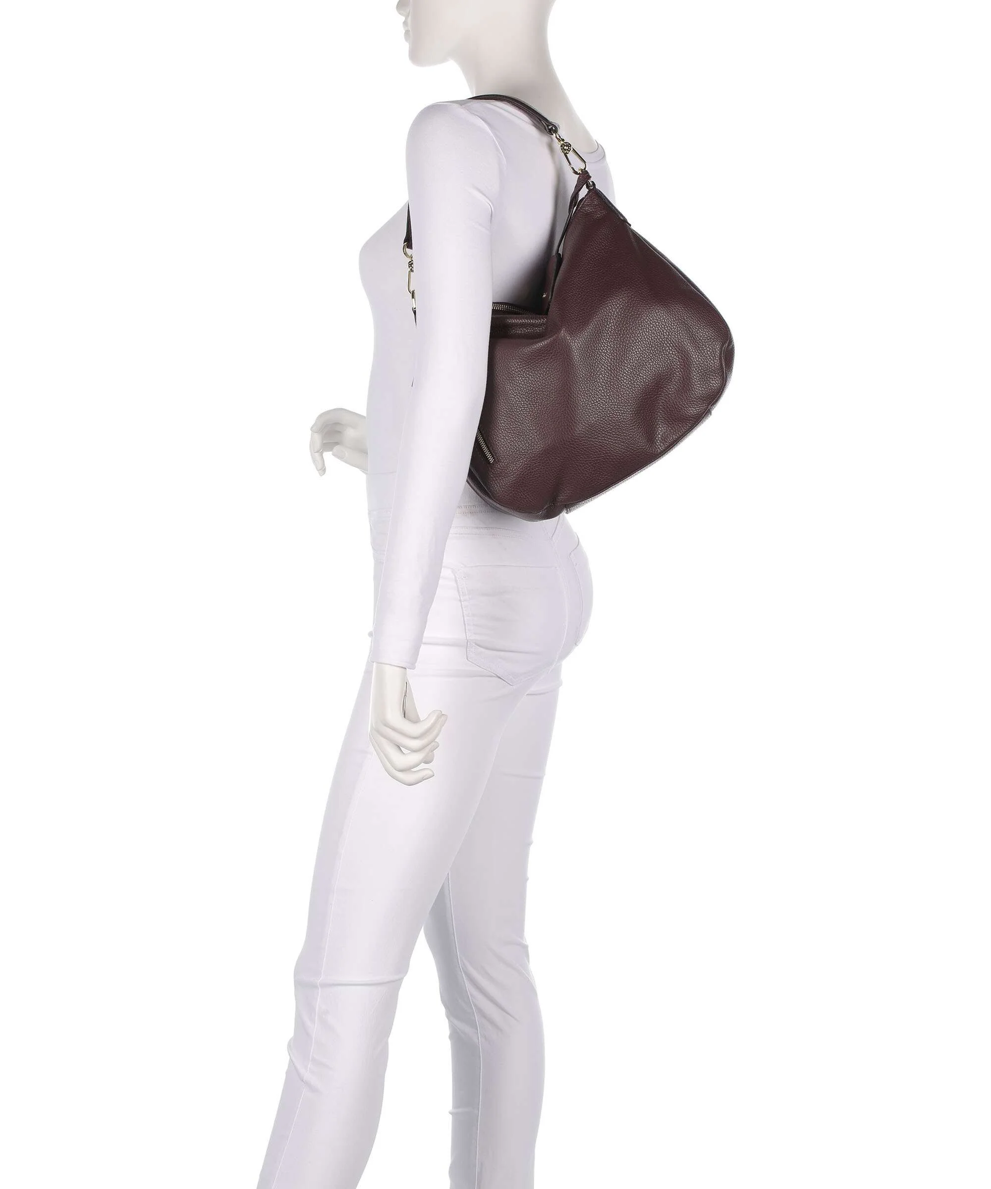 Abro Adria Juna Small Hobo bag burgundy - Image 3