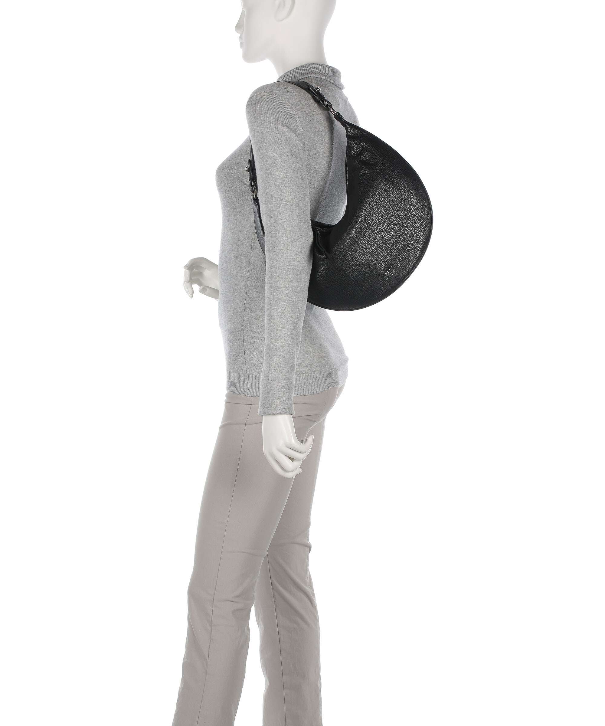 Abro Adria Lulu Small Hobo bag black - Image 3