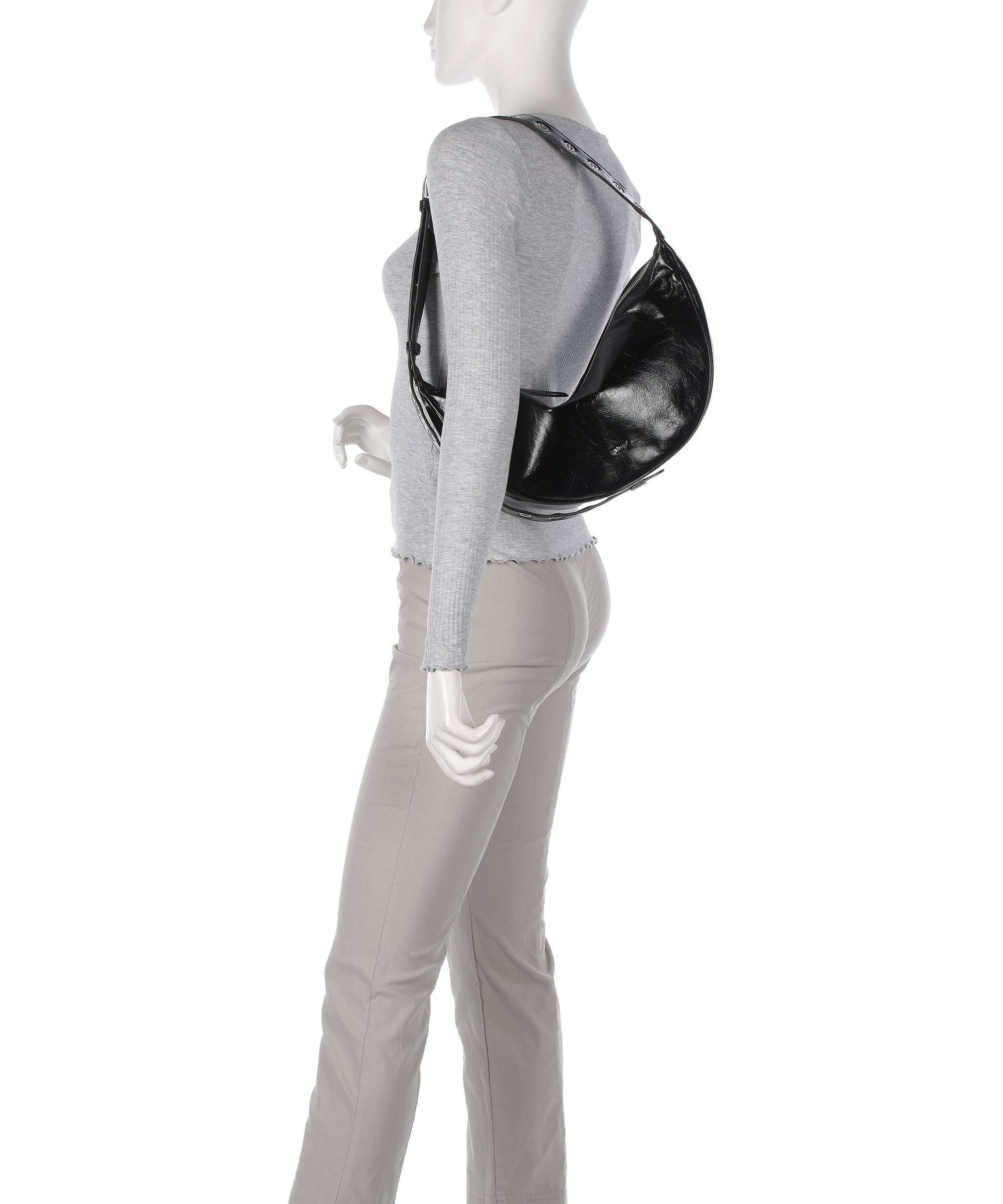 Abro Alias Soft By My Side Hobo bag black/nickel - Image 3