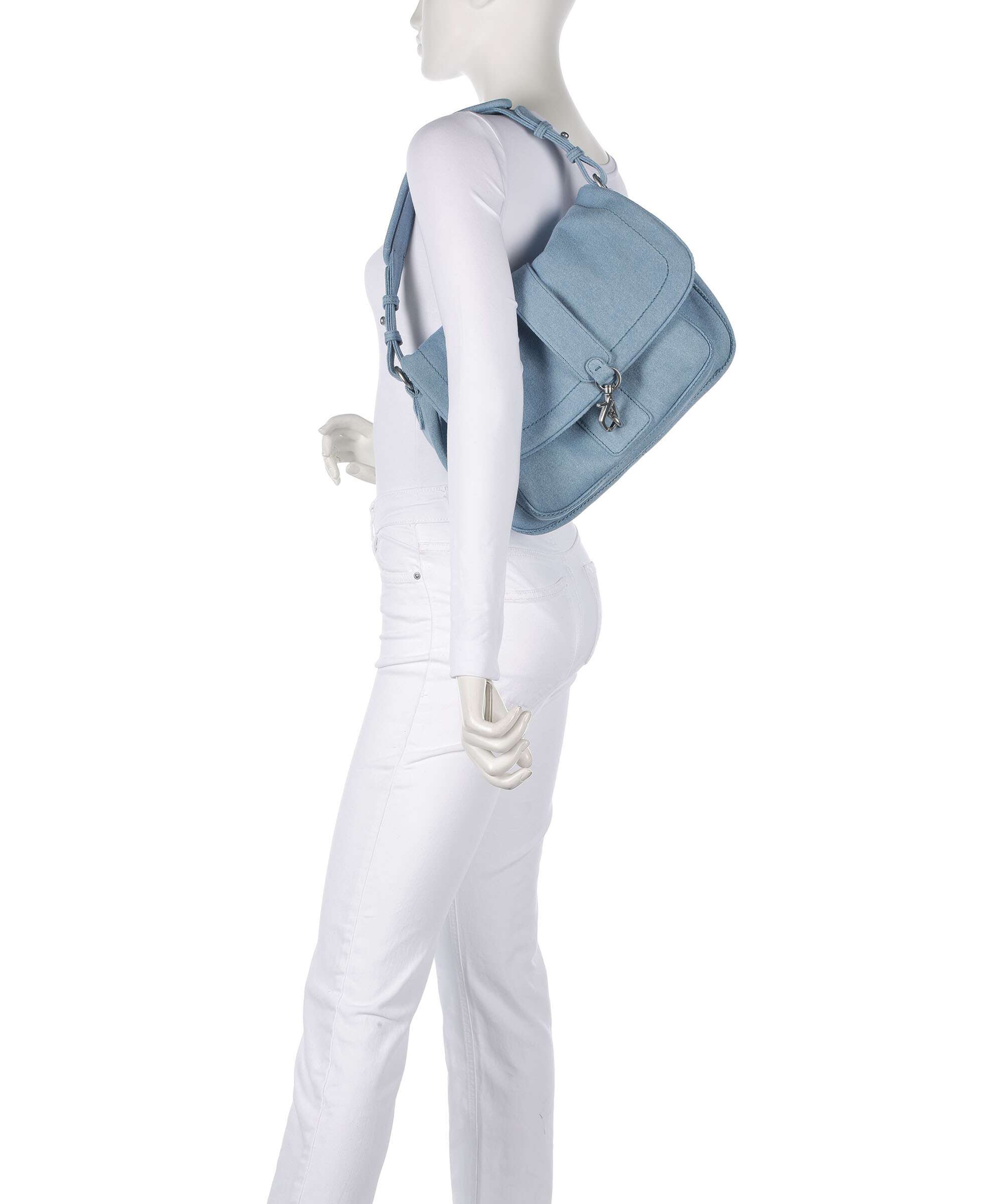 Abro Jeans Star Saddle Hobo bag light blue/fairy - Image 3