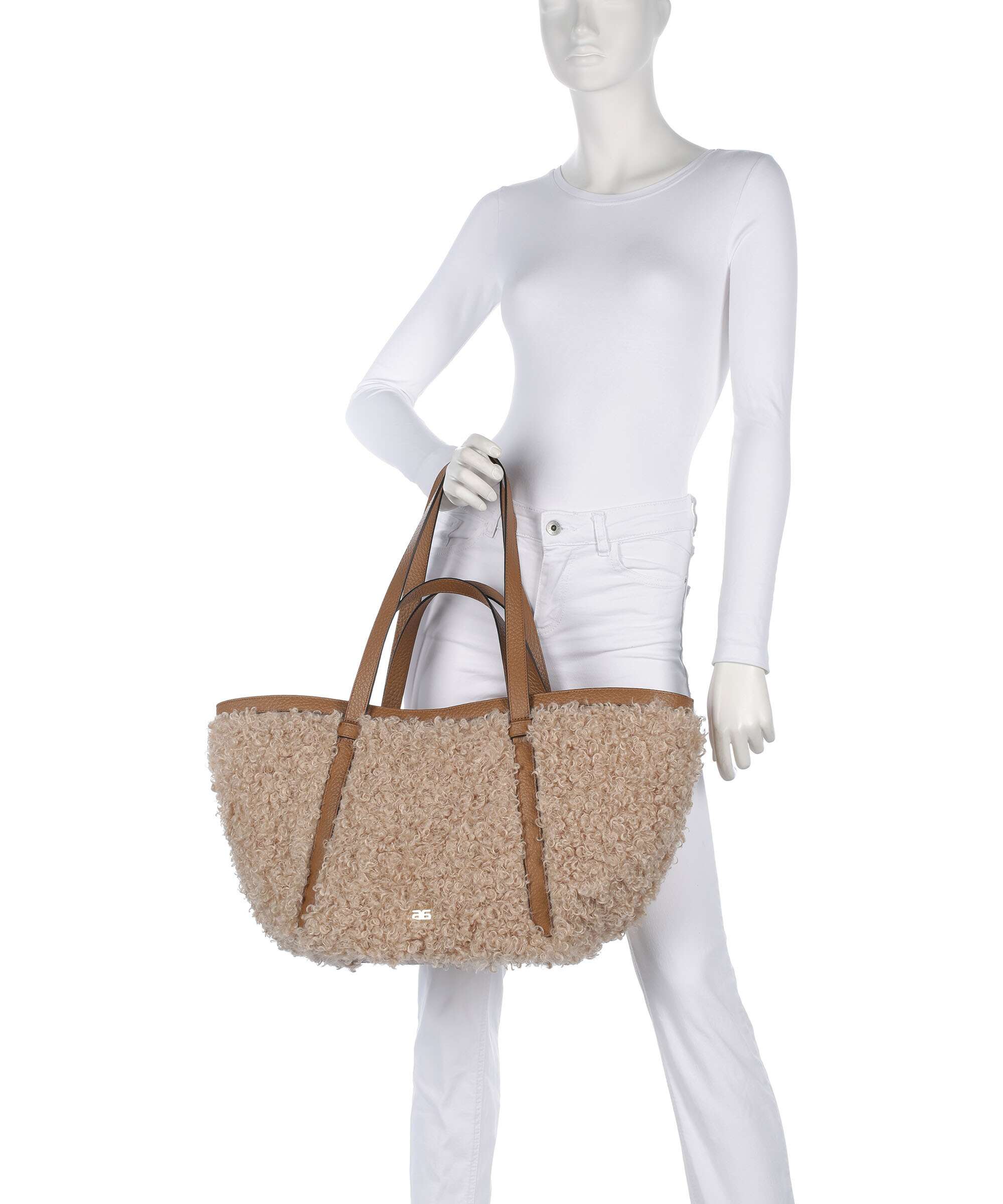 Abro Latxa Cosmo Large Tote bag natural - Image 3