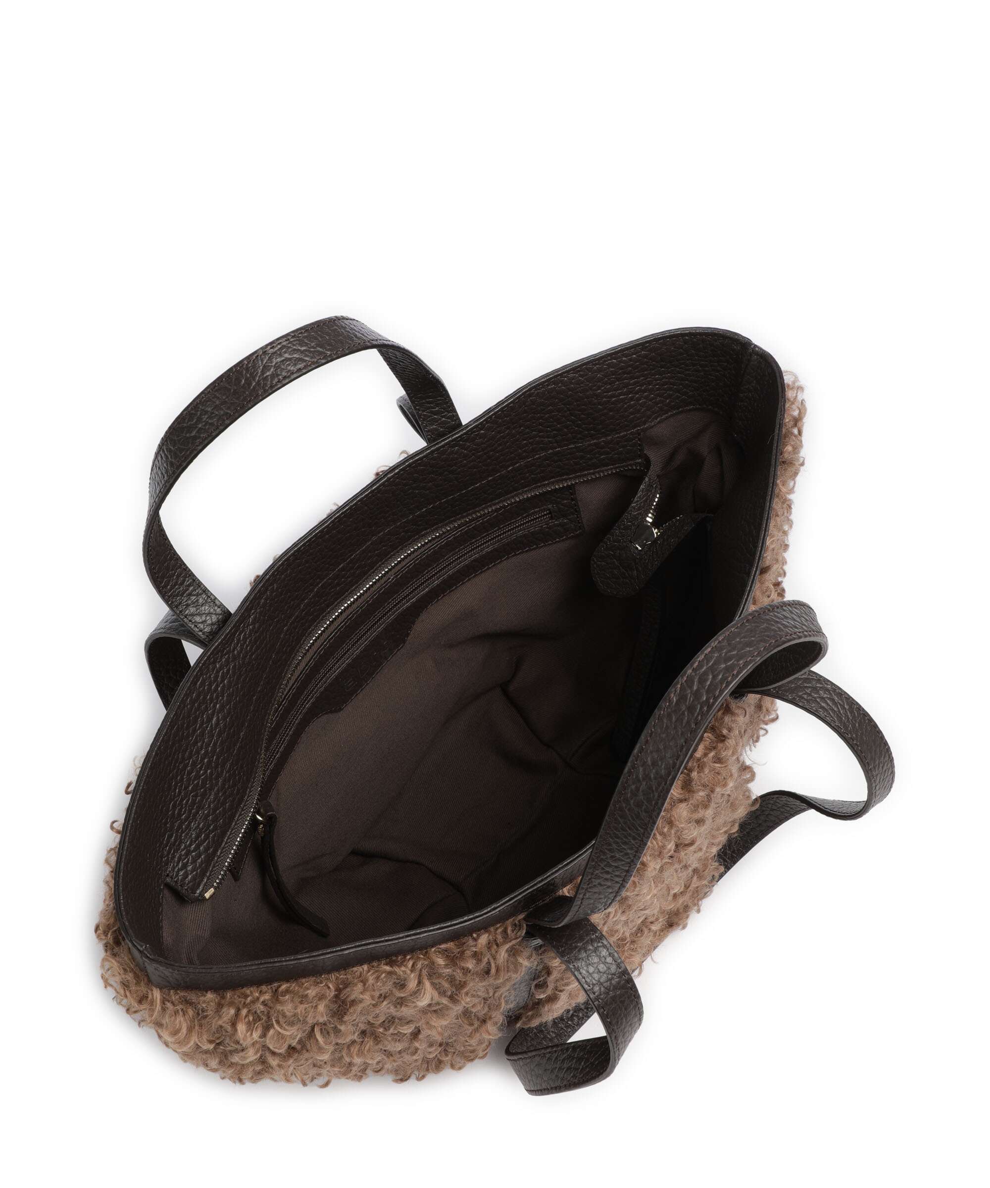Abro Latxa Cosmo Medium Tote bag camel - Image 5