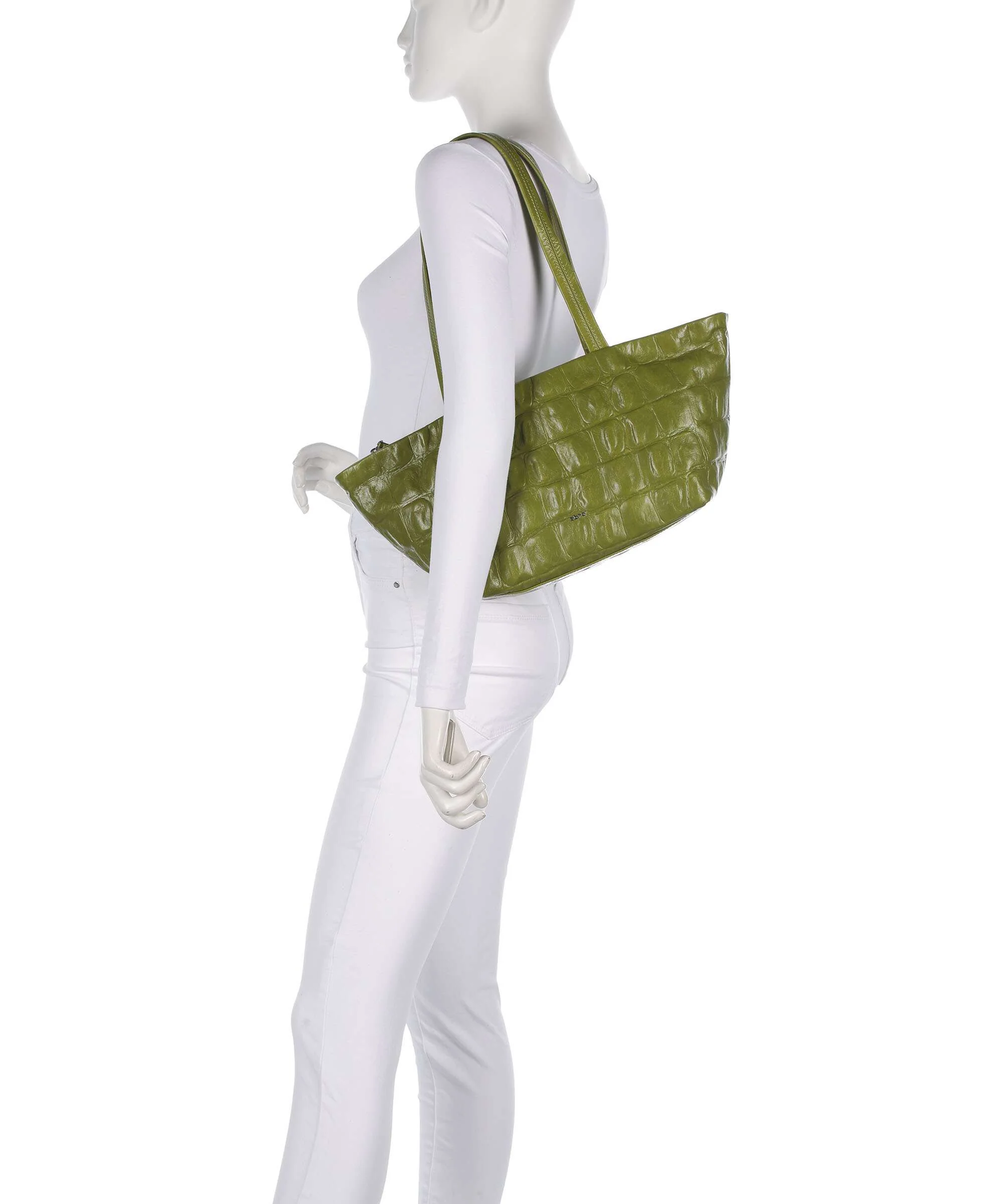 Abro Maxi Cocco Alba Shoulder bag lime - Image 3
