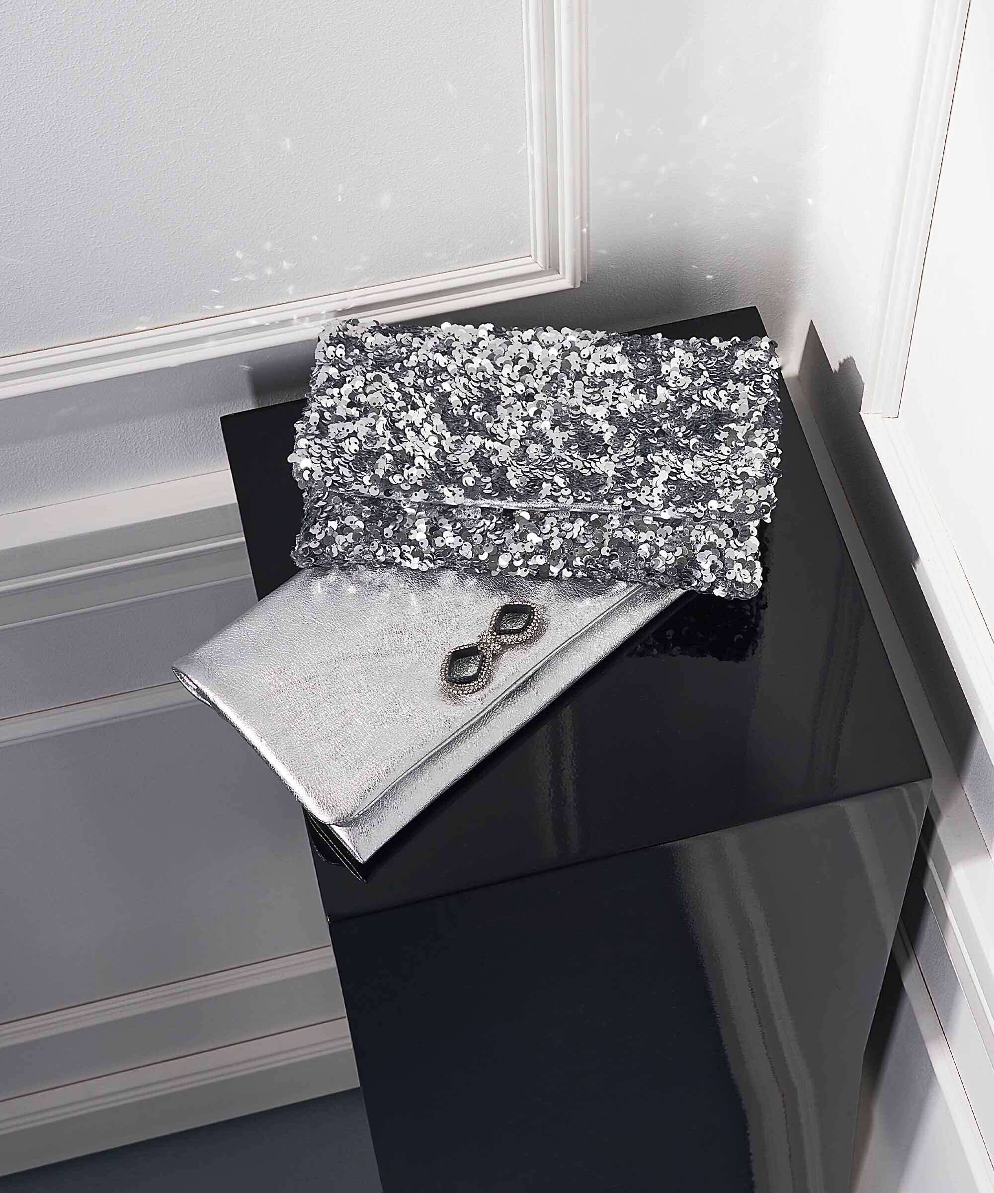Abro Mimosa Strass Clutch bag silver - Image 7