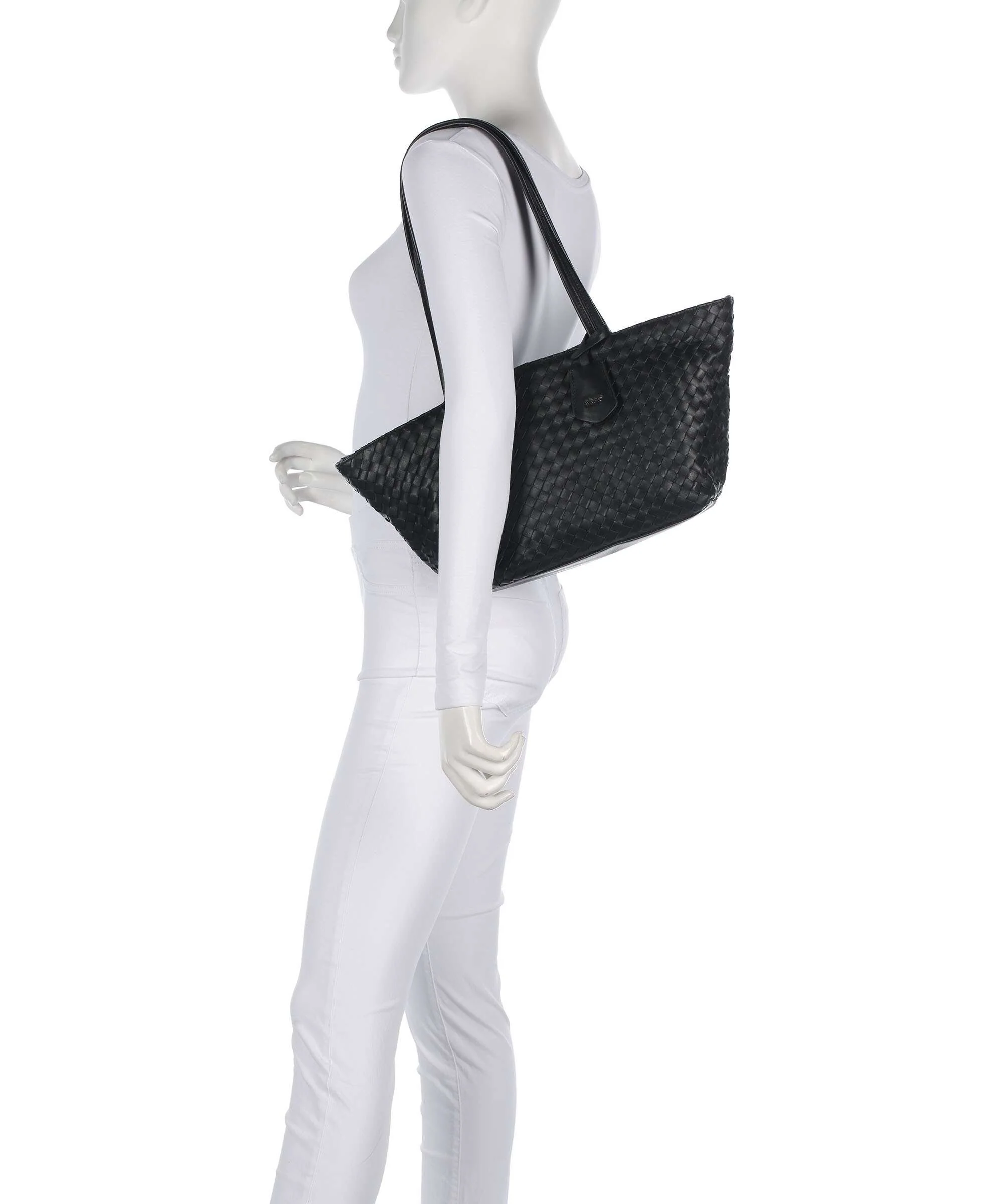 Abro Piuma Alba Shoulder bag black/nickel - Image 3