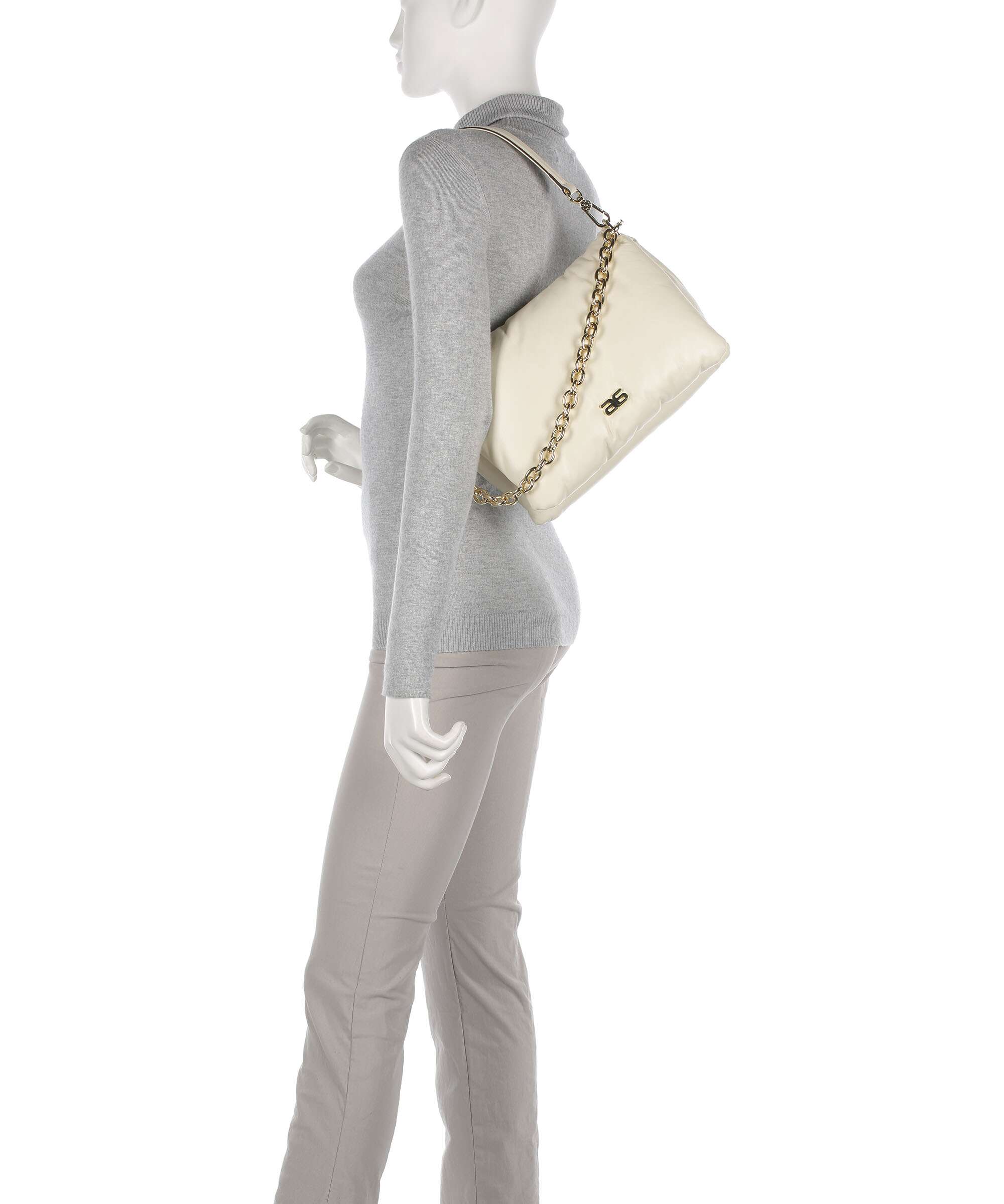 Abro Piuma Lucido Puffer Shoulder bag milk - Image 3