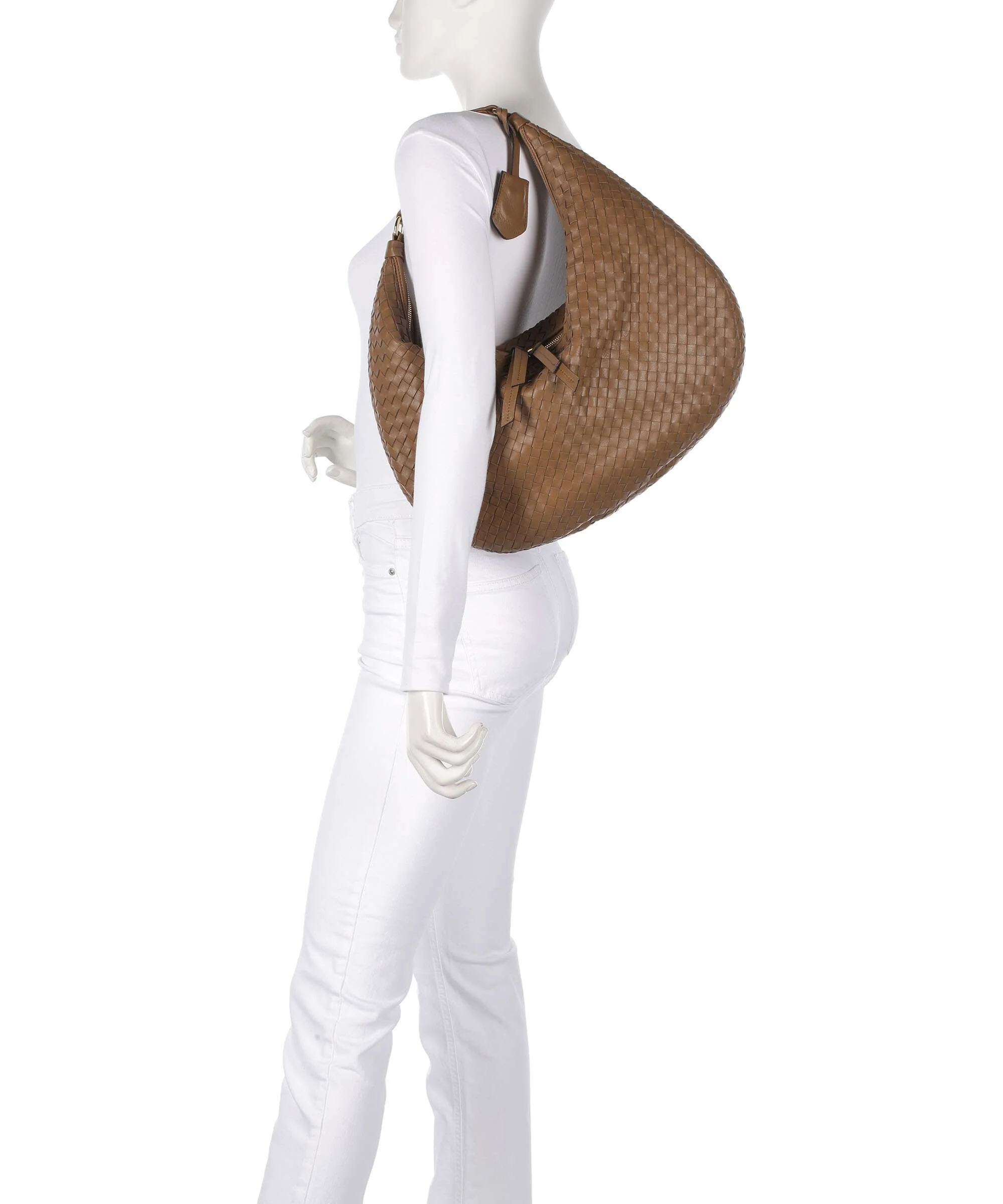 Abro Piuma Nana Hobo bag caramel/cognac - Image 3