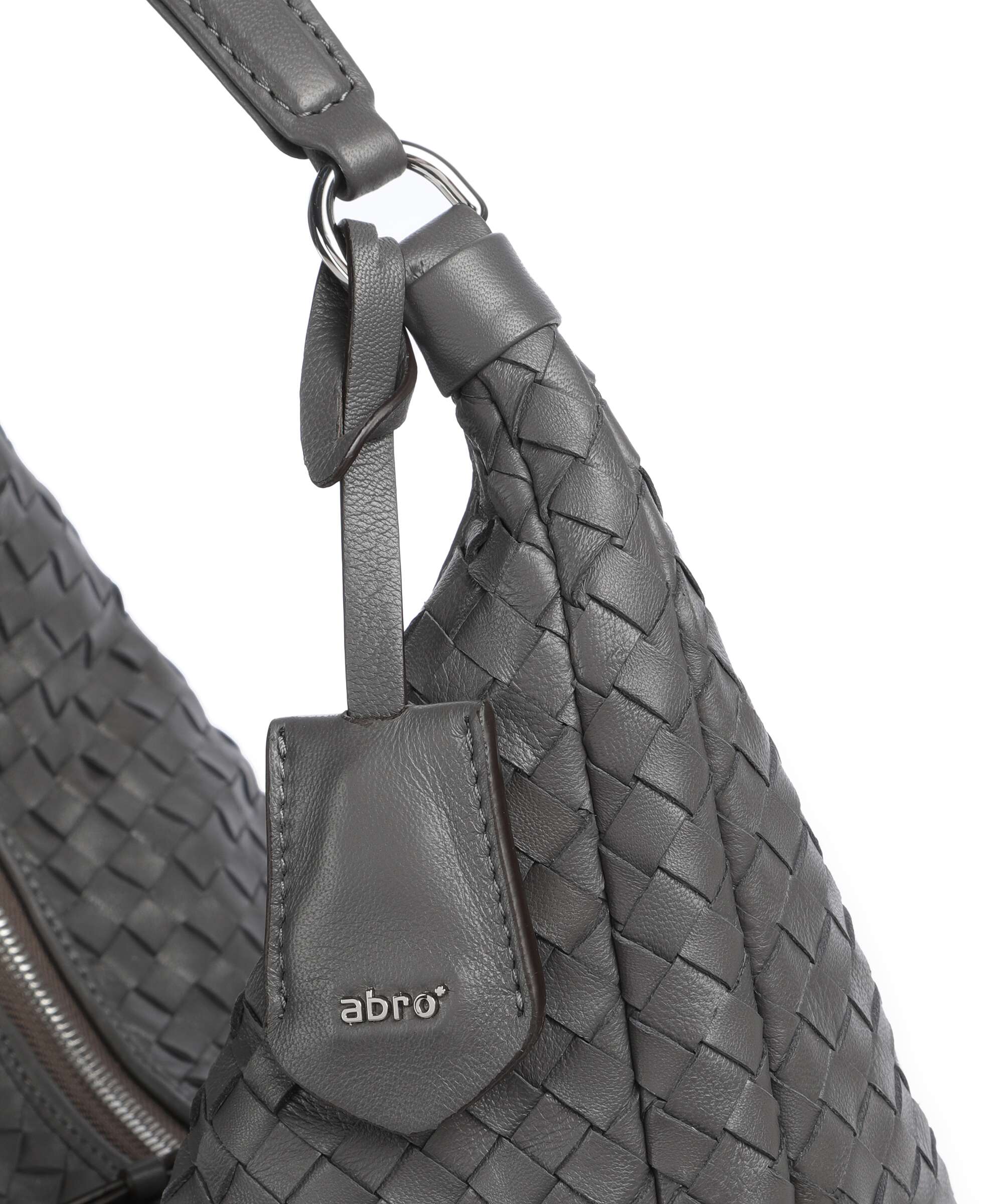 Abro Piuma Nana Hobo bag grey - Image 4