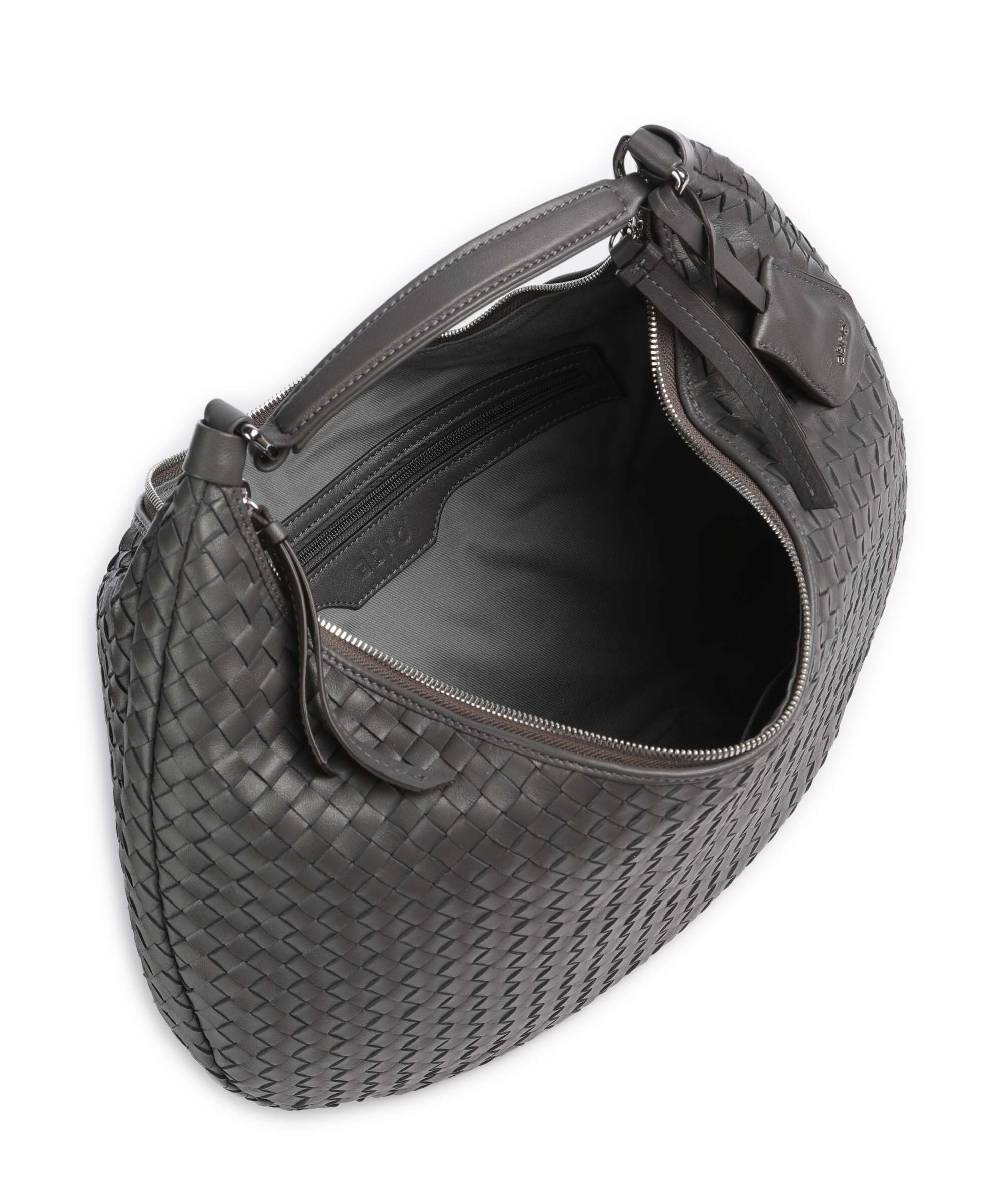 Abro Piuma Nana Hobo bag grey - Image 6