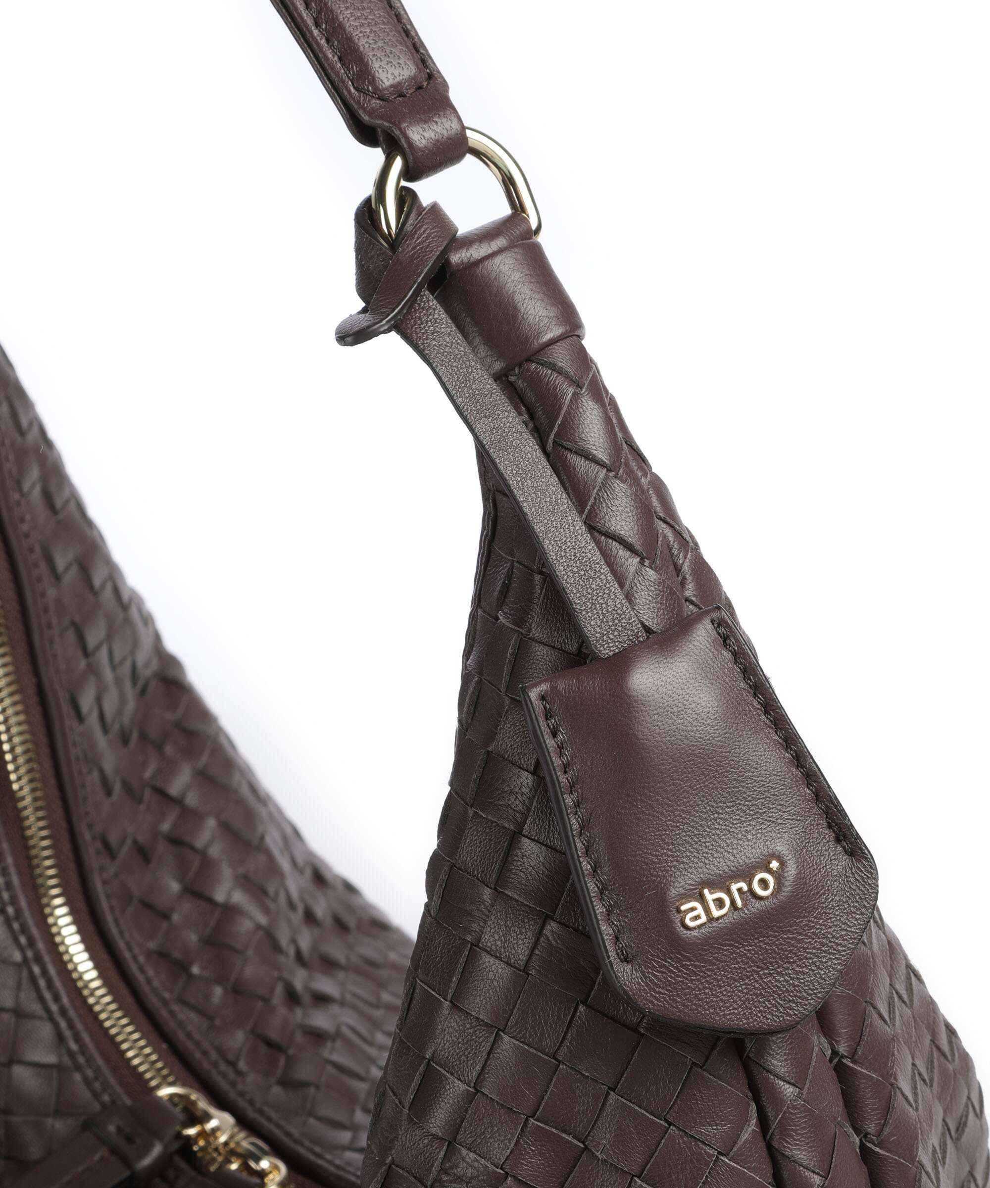 Abro Piuma Nana Hobo bag wood - Image 4