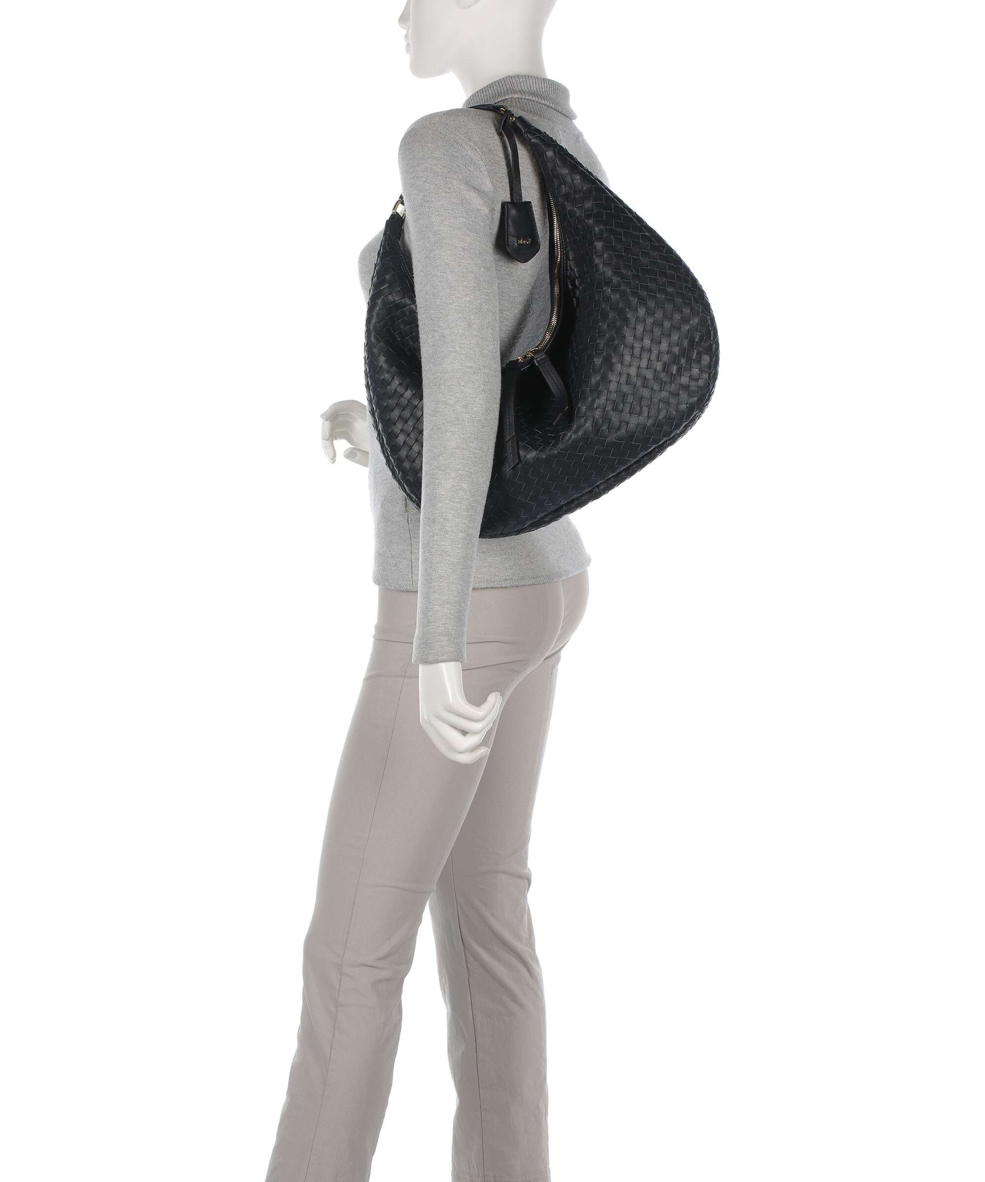 Abro Piuma Nana Hobo bag navy - Image 3