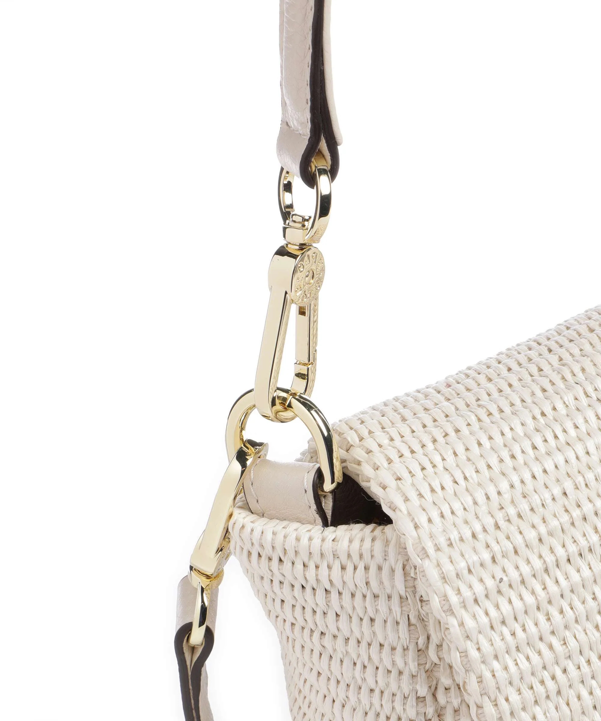 Abro Raffia Classica Temi Shoulder bag beige - Image 5