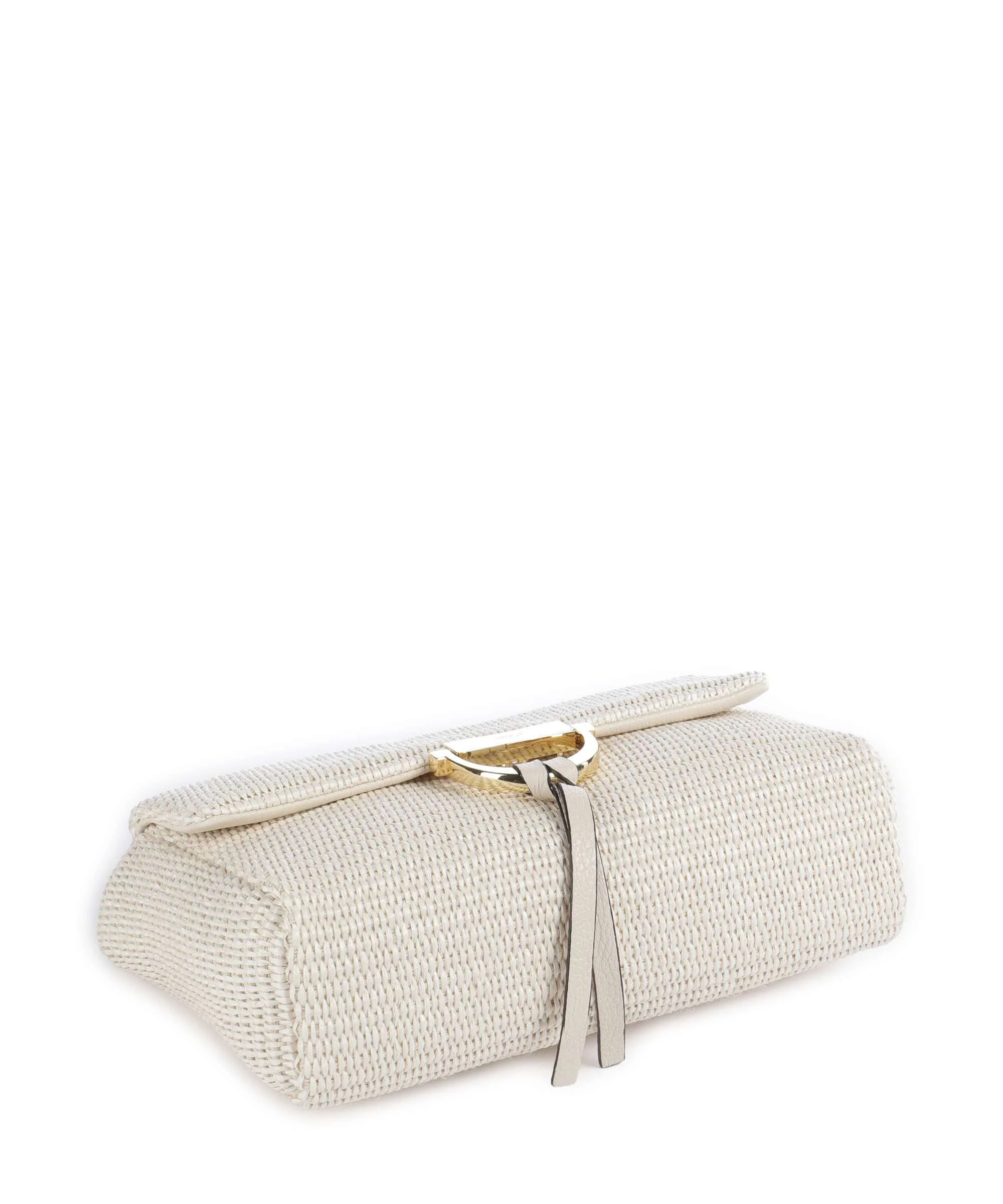 Abro Raffia Classica Temi Shoulder bag beige - Image 6