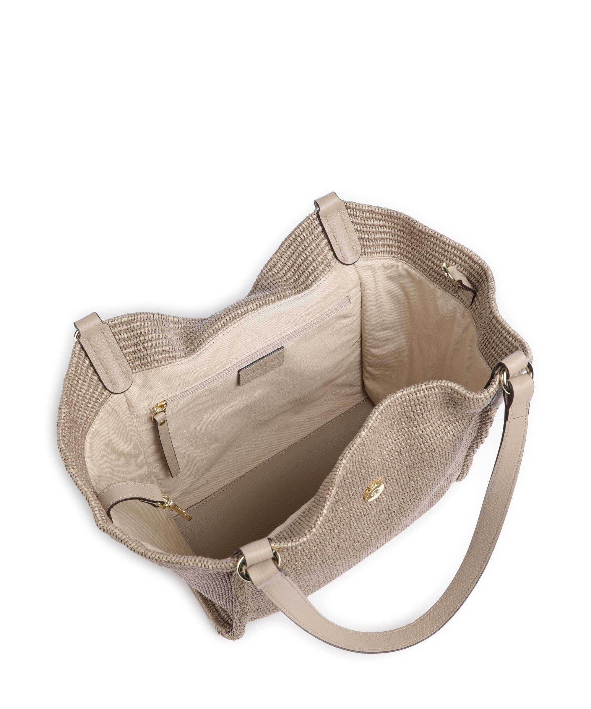 Abro Raffia Classica Temi Tote bag siena - Image 6