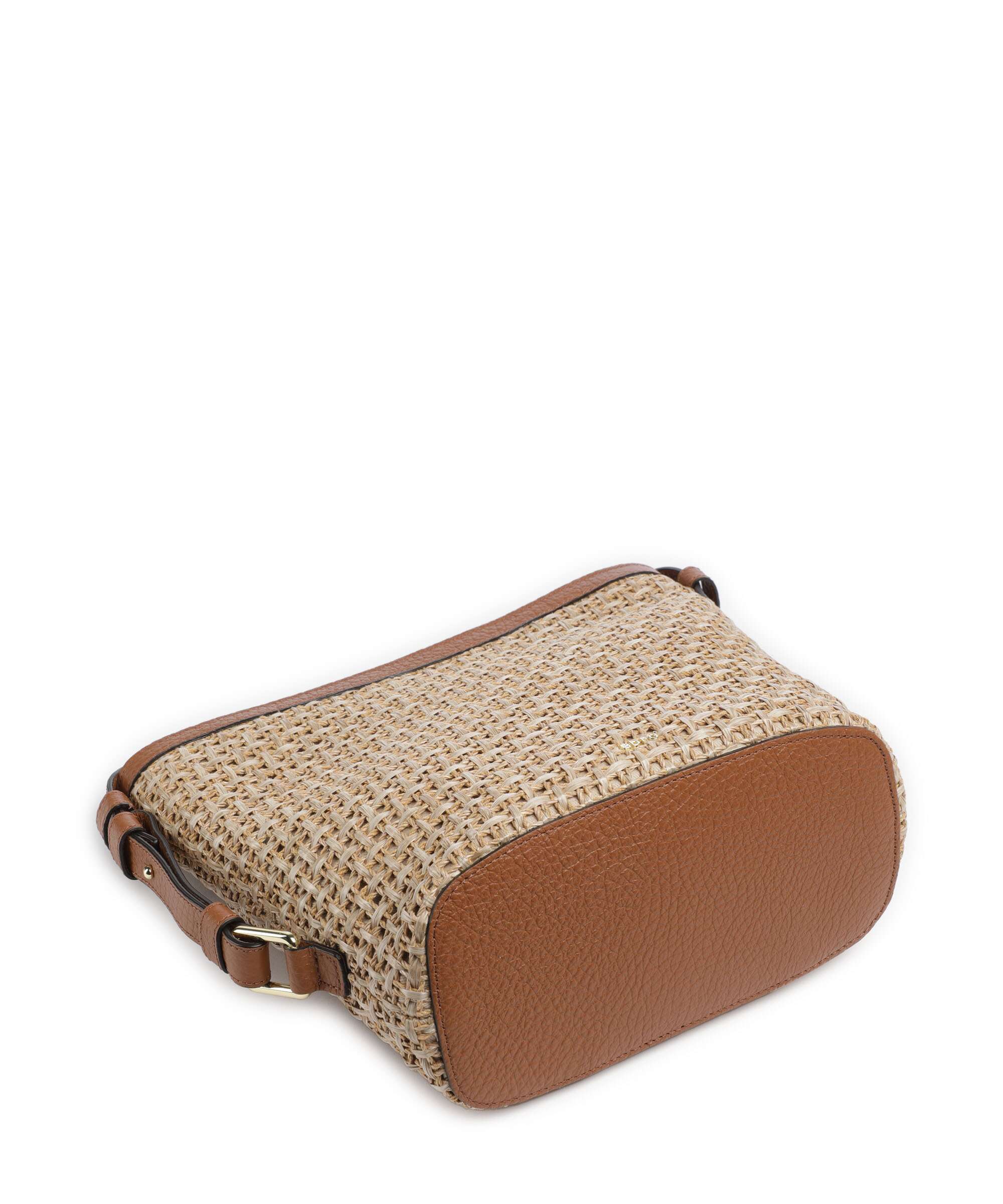 Abro Raffia Cordino Cosmo Crossbody bag caramel/cognac - Image 5