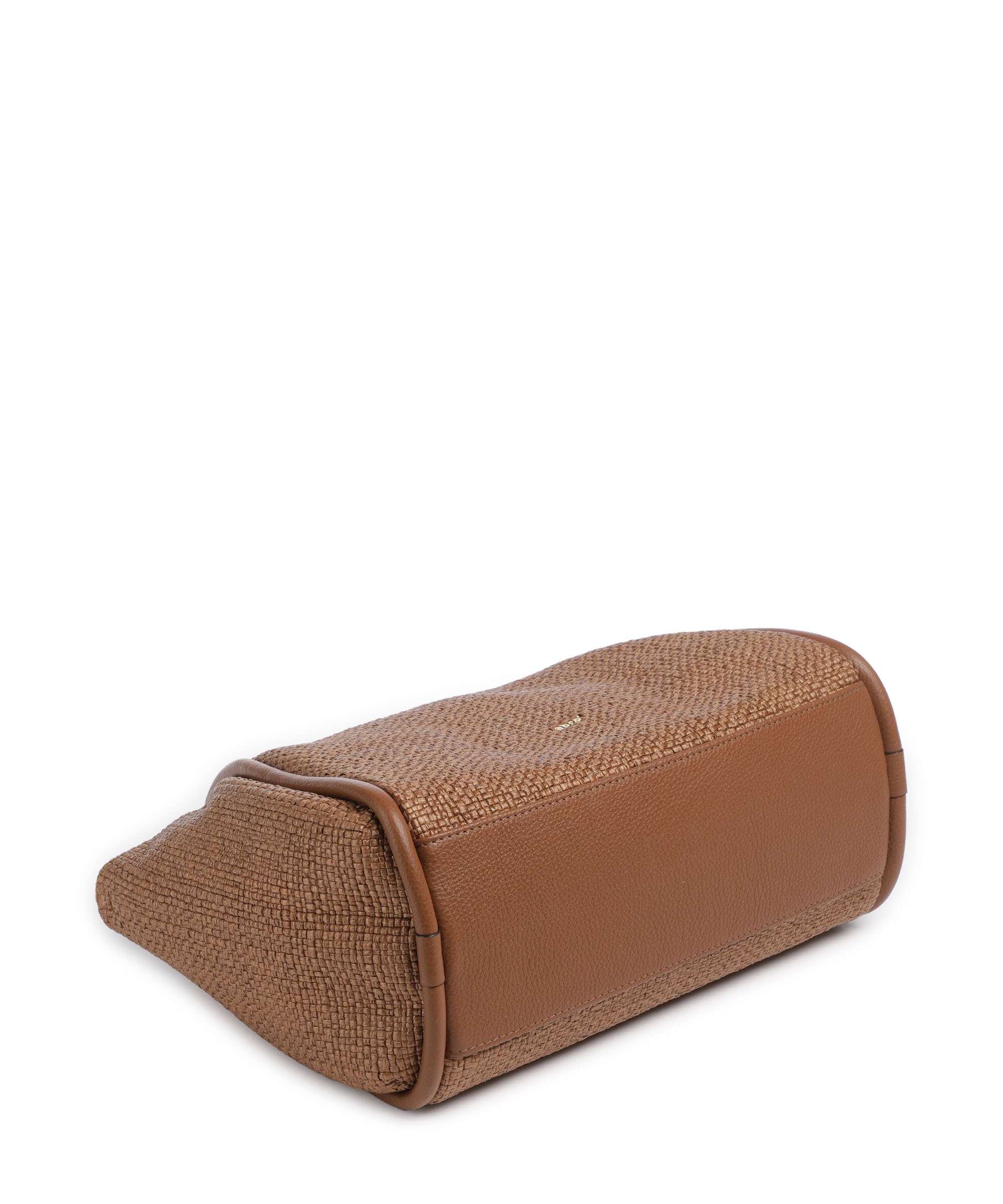 Abro Raffia Intreccio Willow Handbag caramel/cognac - Image 4