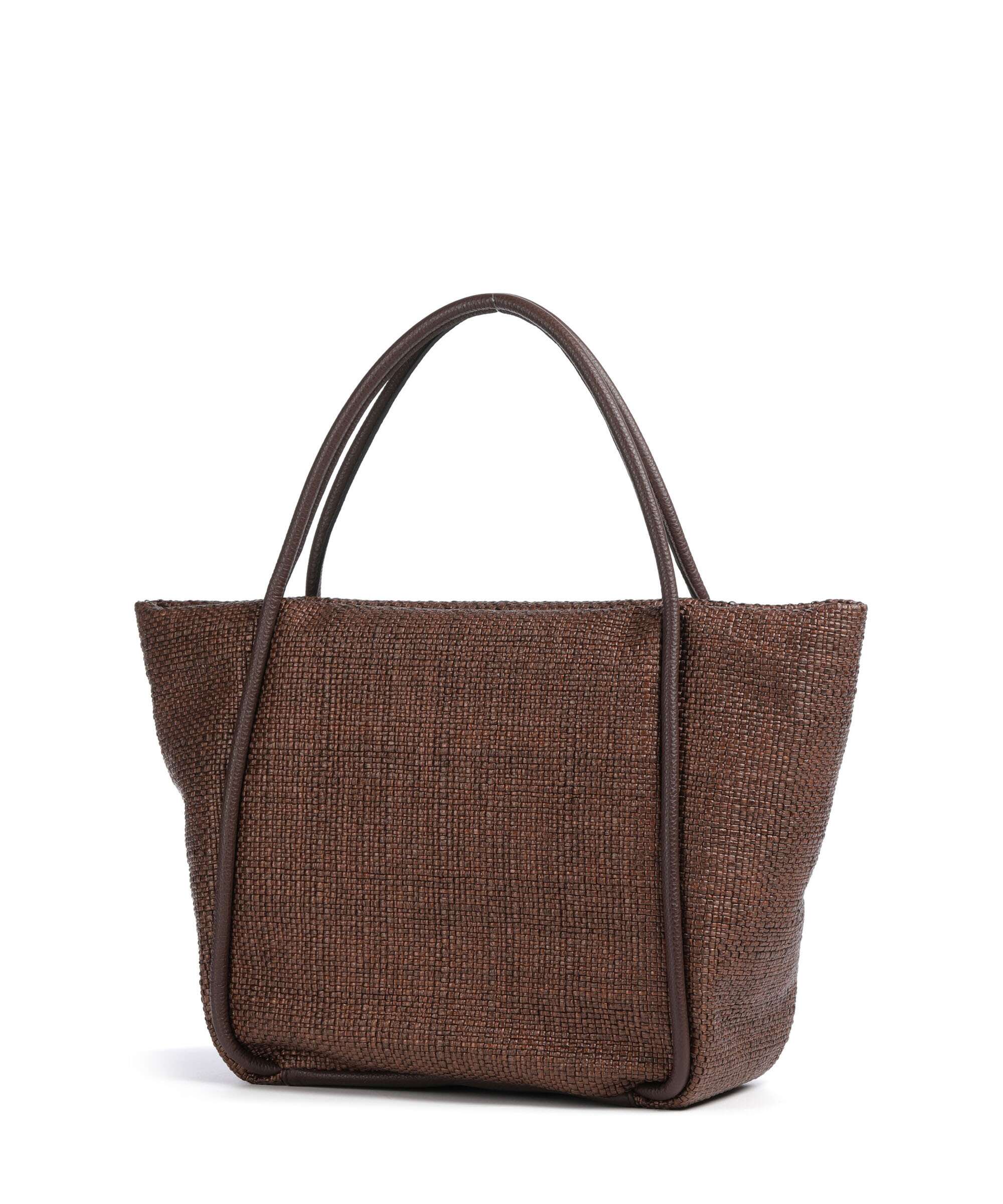 Abro Raffia Intreccio Willow Tote bag wood - Image 2