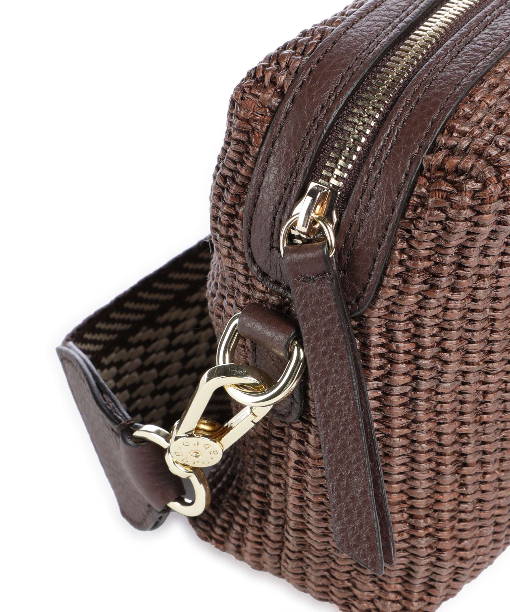 Abro Raffia Kaia Crossbody bag wood - Image 4