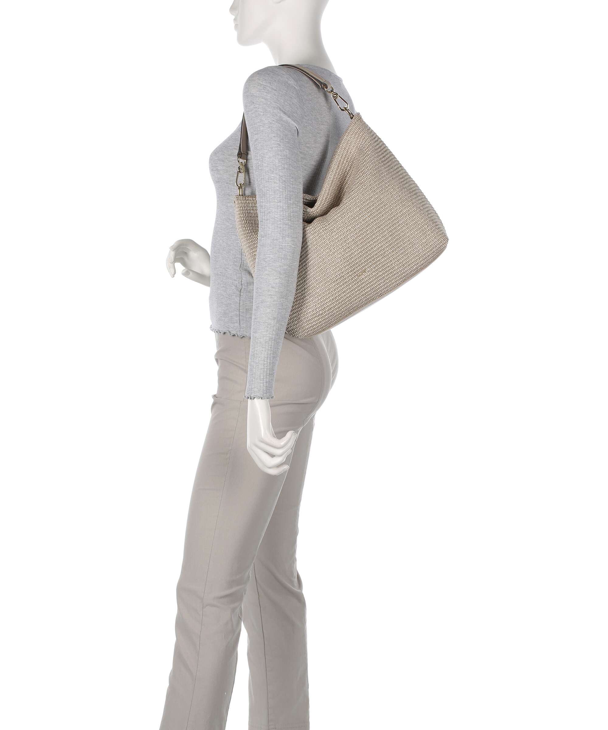 Abro Raffia Kaia Hobo bag sahara - Image 3