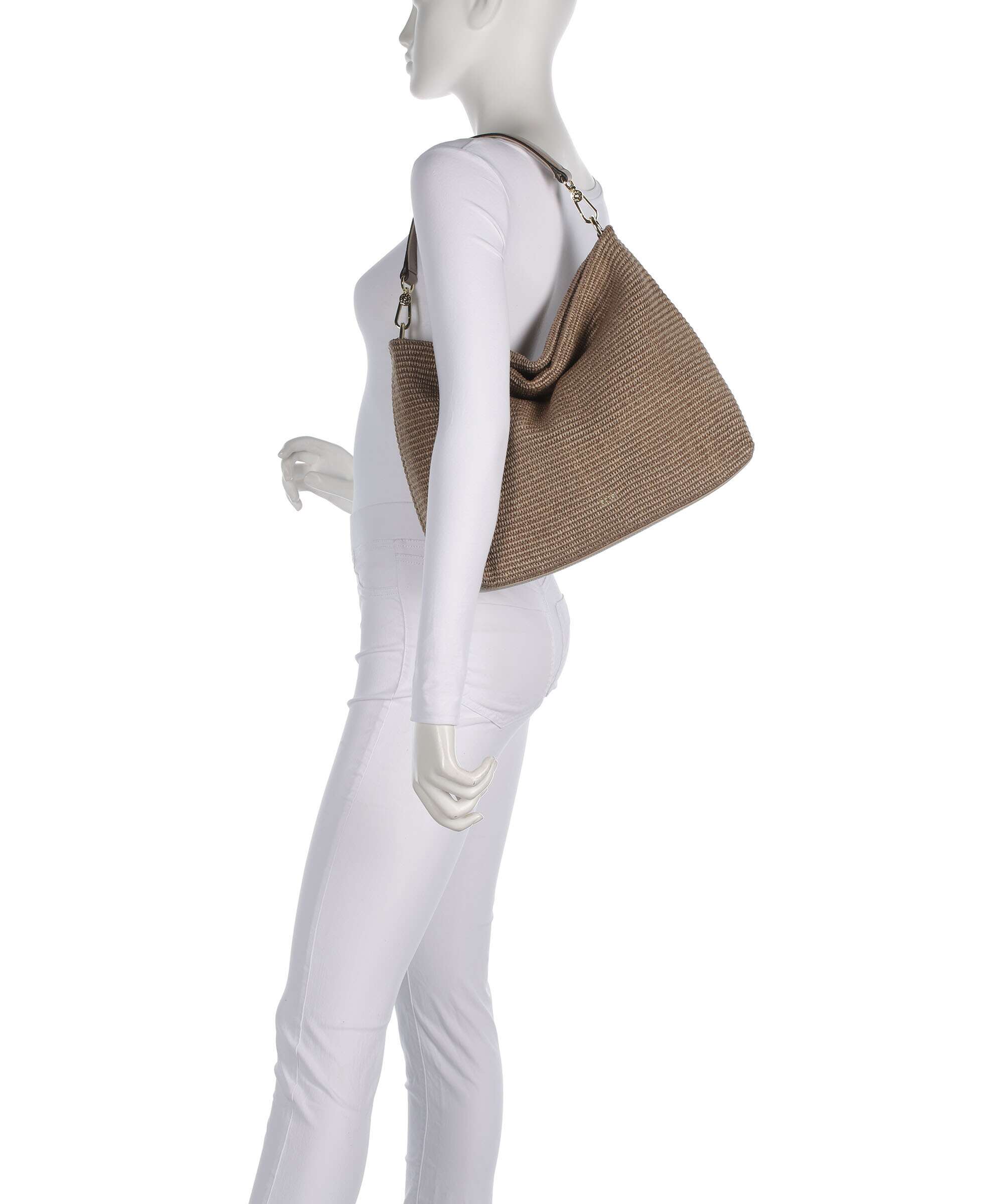 Abro Raffia Kaia Hobo bag siena - Image 3