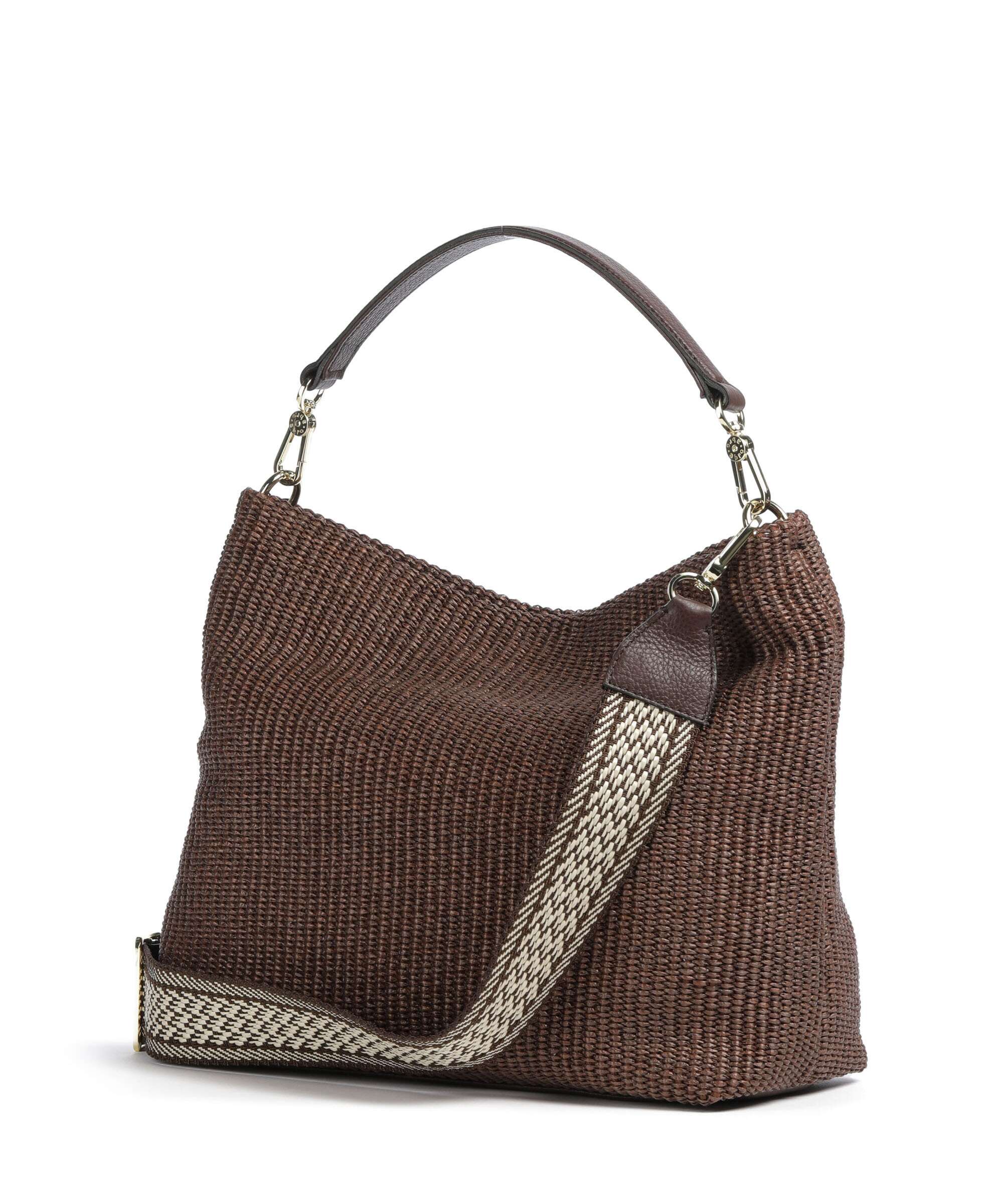 Abro Raffia Kaia Hobo bag wood - Image 2