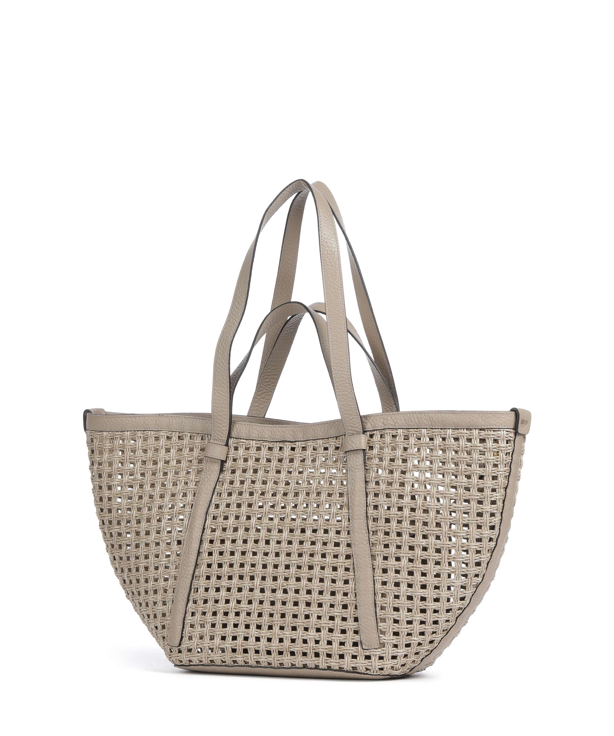 Abro Raffia Net Cosmo Large Tote bag sahara - Image 2