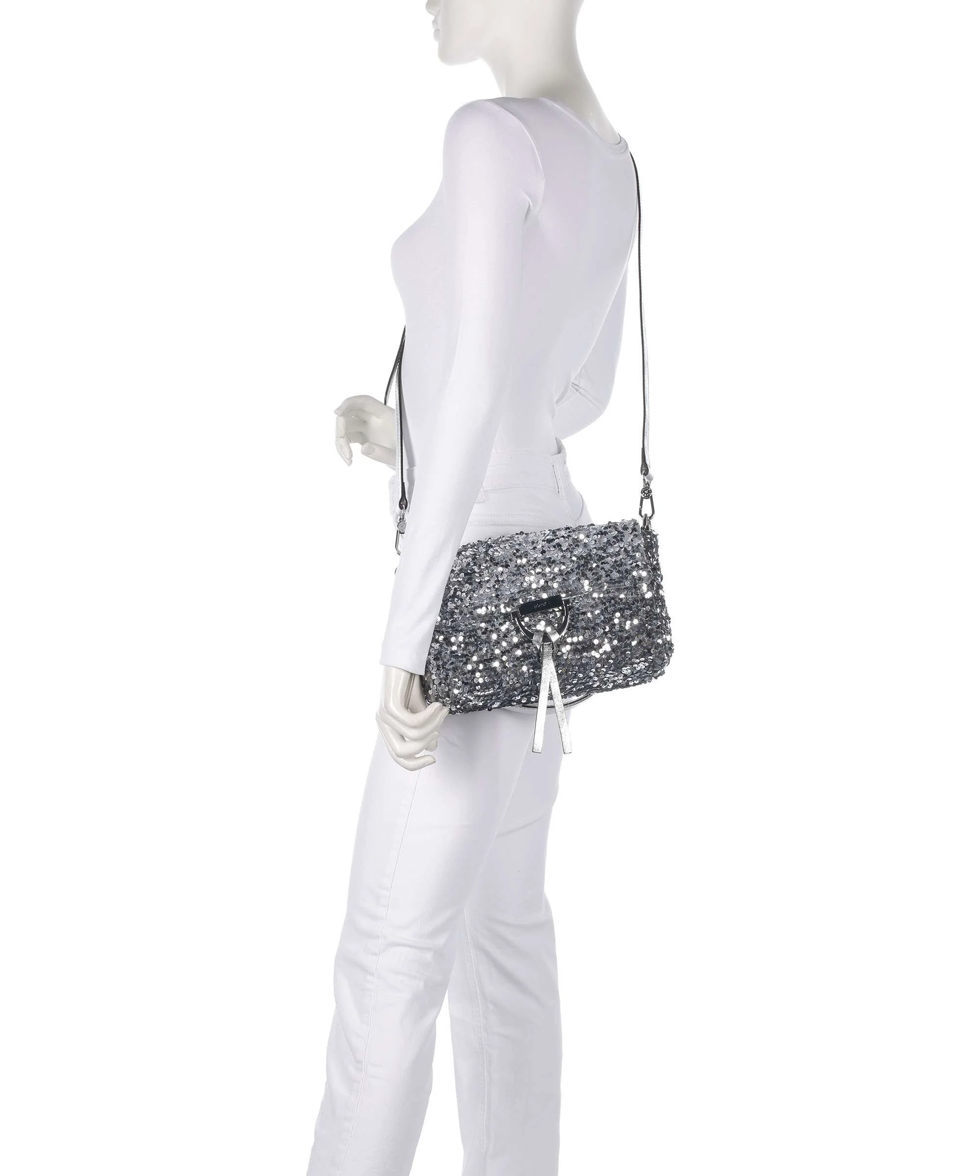 Abro Sequins Temi Shoulder bag silver - Image 4