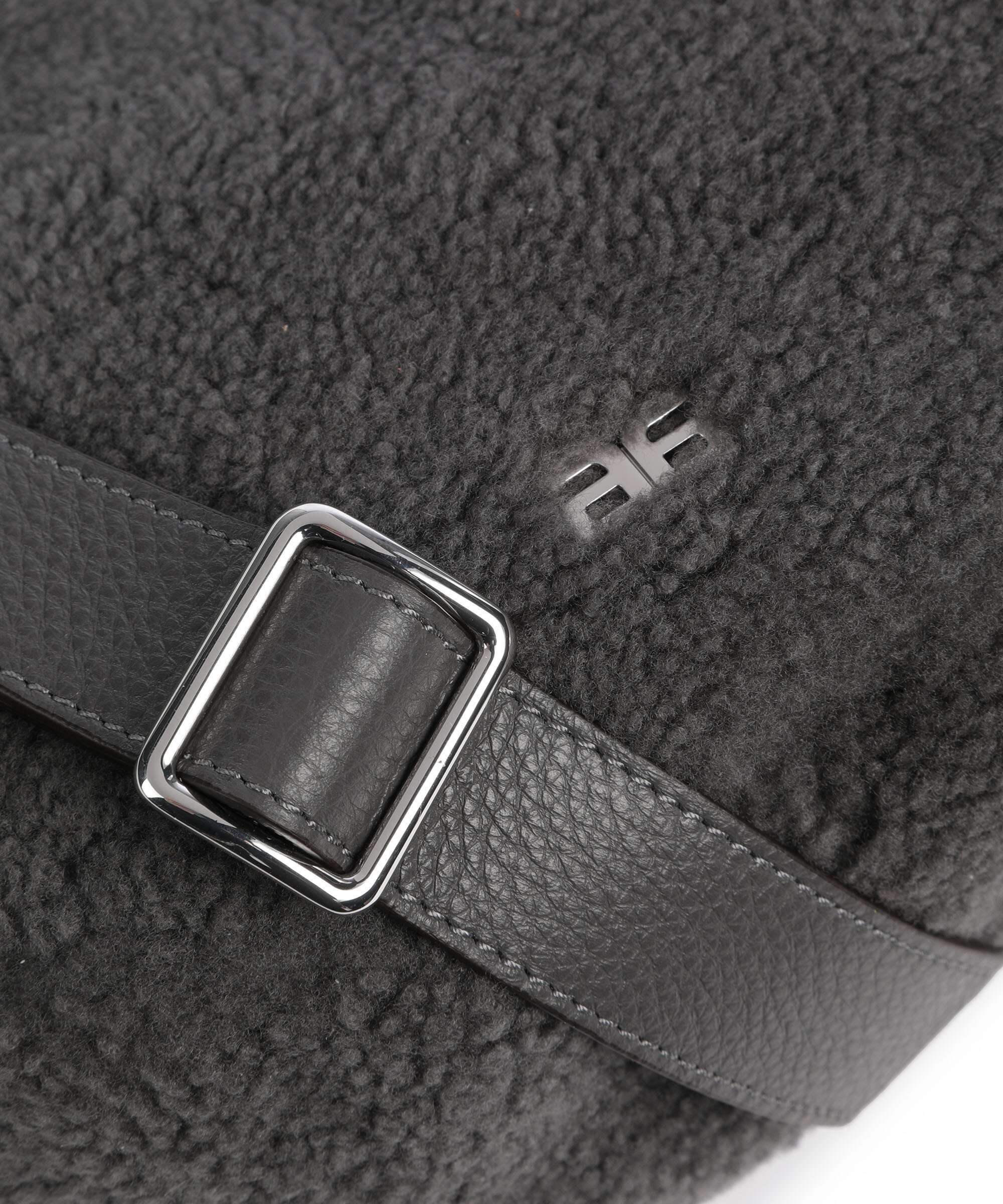 Abro Shearling By My Side Crossbody bag grey - Image 4