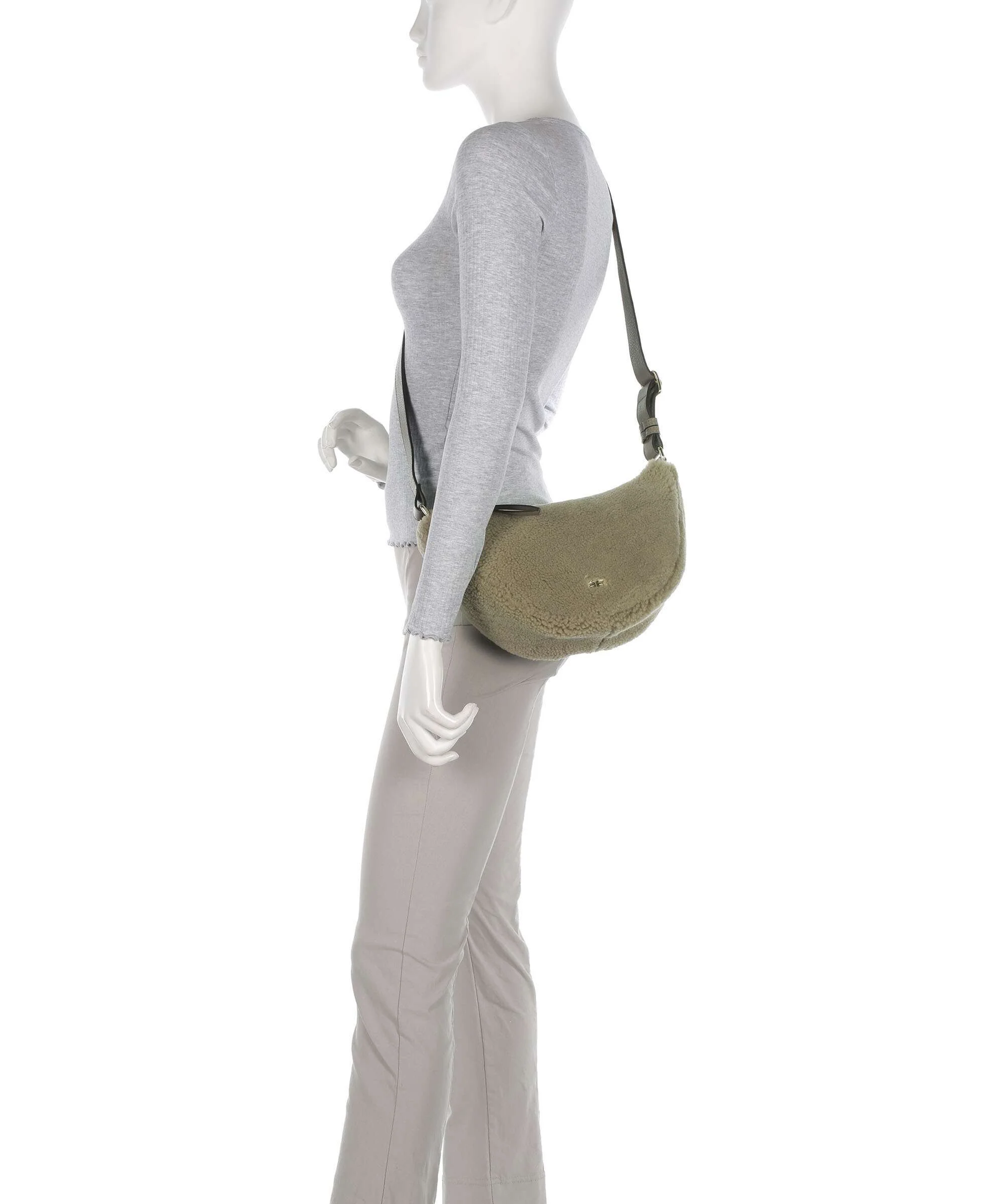 Abro Shearling By My Side Crossbody bag siena - Image 3