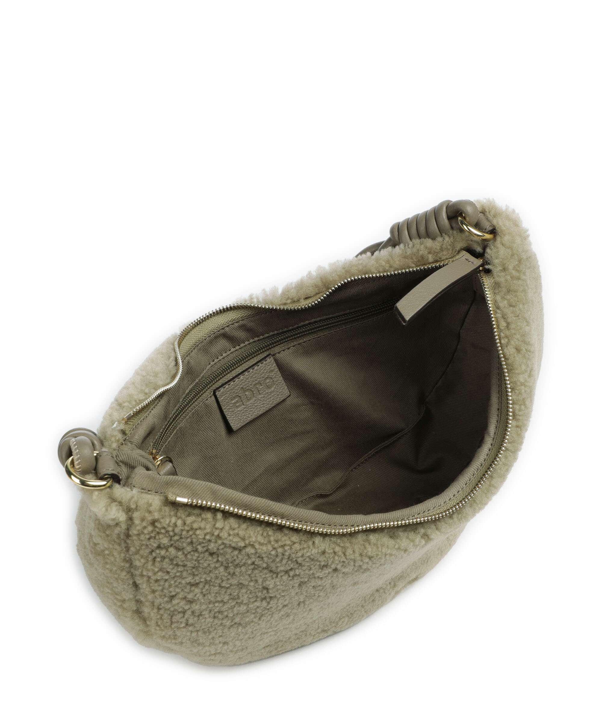 Abro Shearling Moon Shoulder bag siena - Image 6