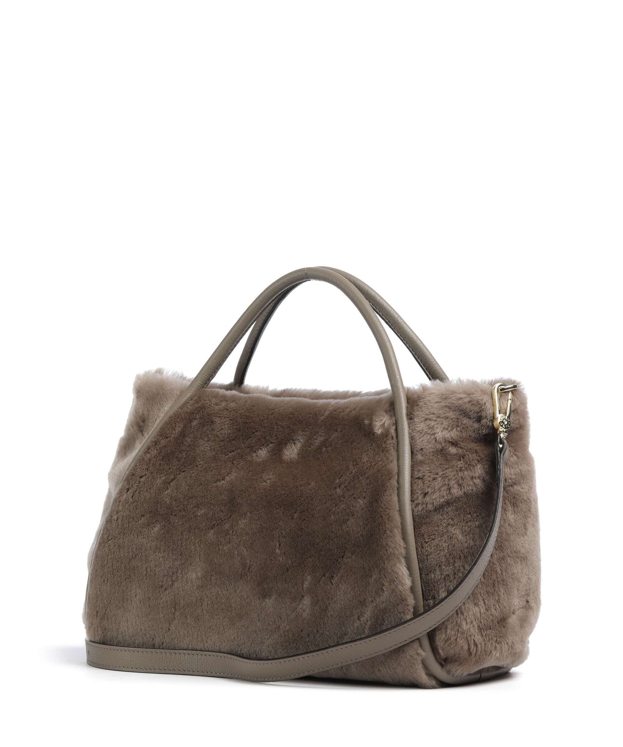 Abro Shearling Willow Handbag tope - Image 2