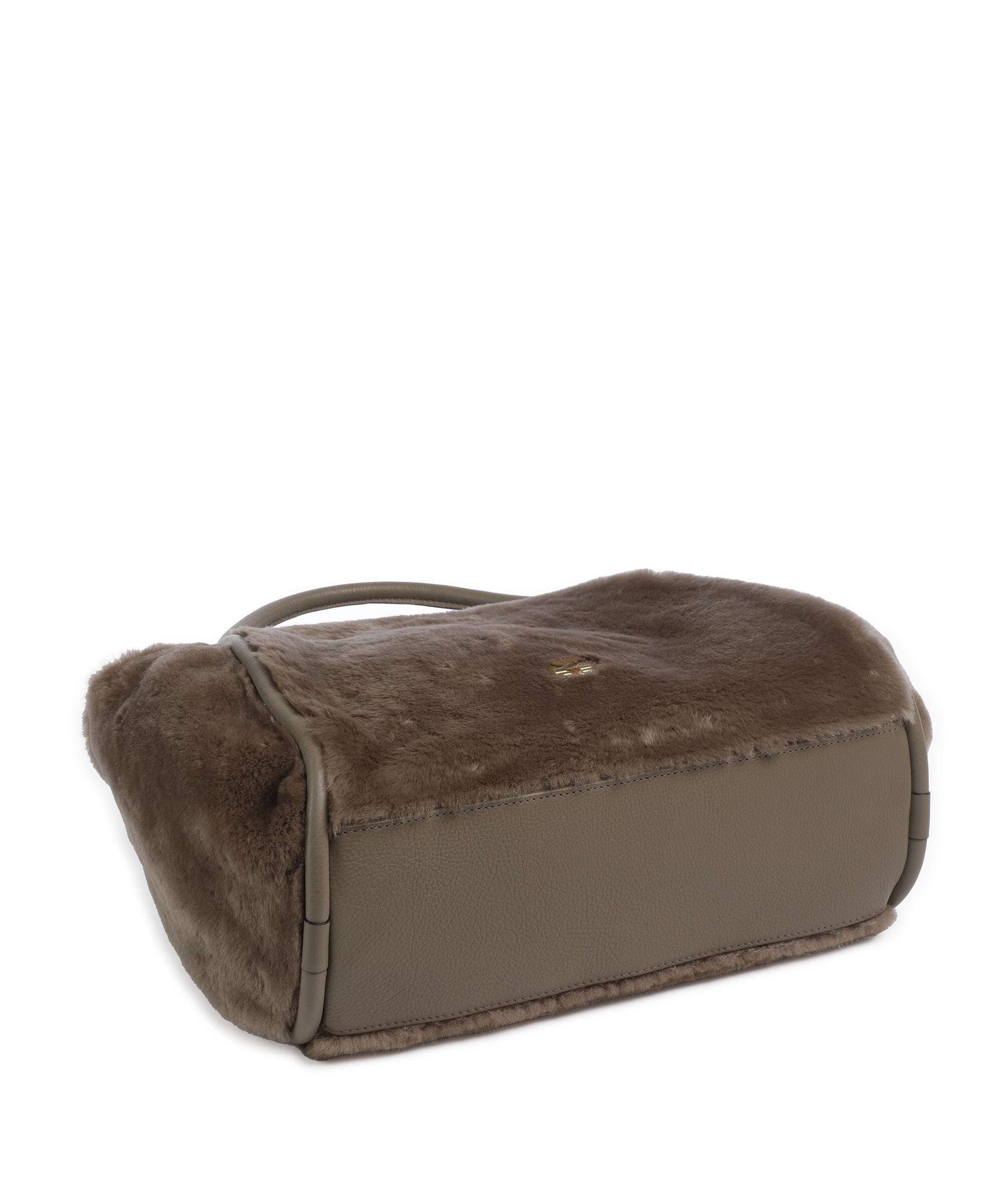 Abro Shearling Willow Handbag tope - Image 4
