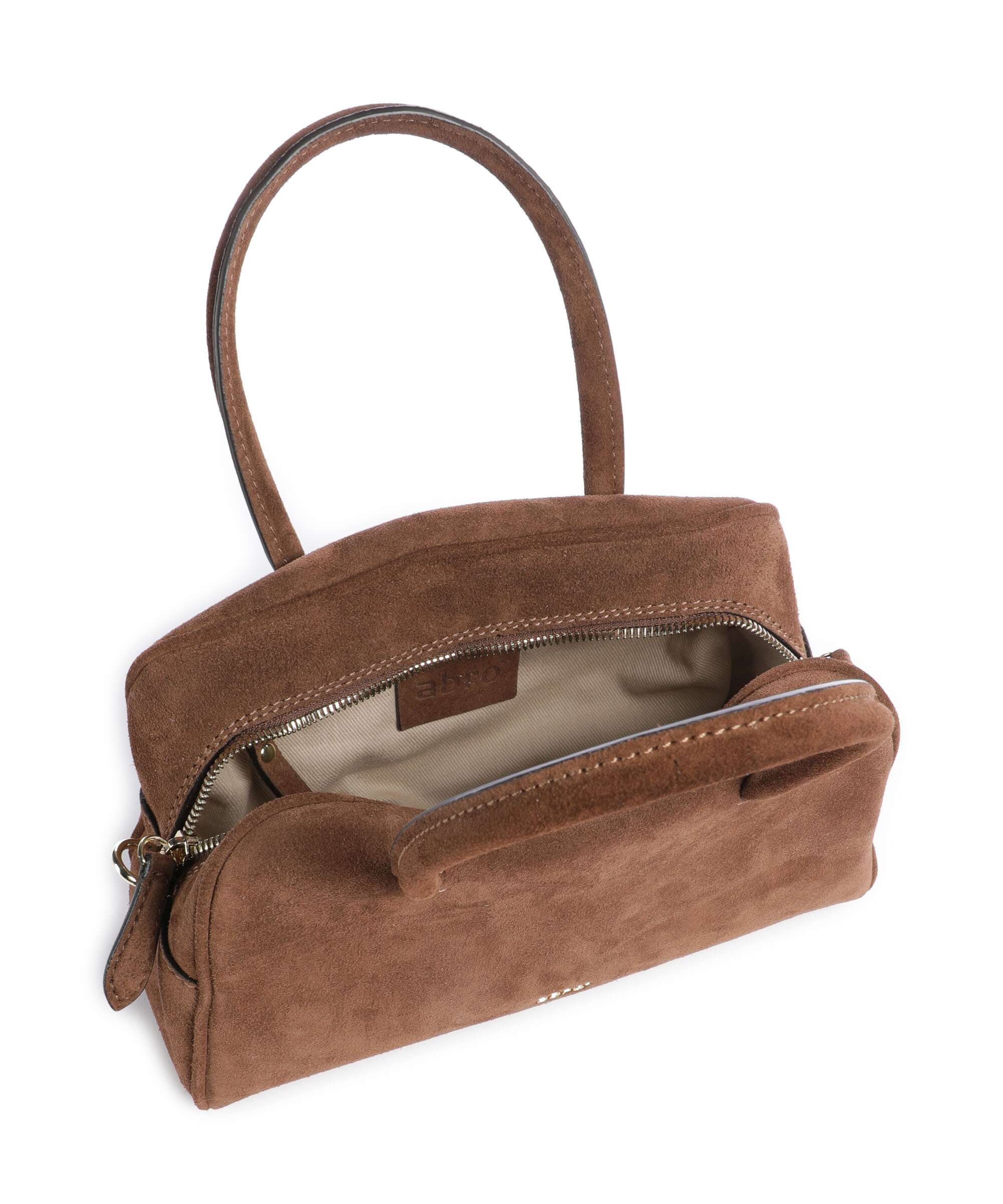 Abro Suede Amara Handbag wood - Image 6