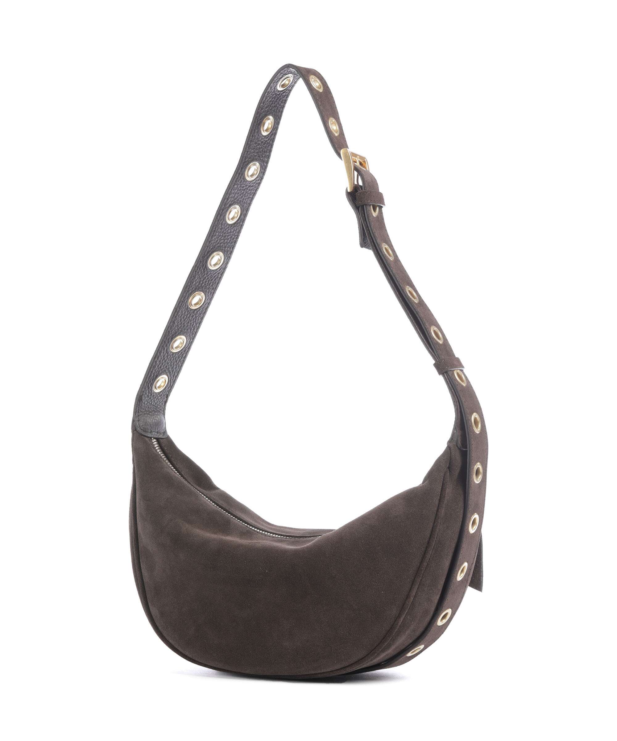 Abro Suede By My Side Small Shoulder bag dark brown - Image 2