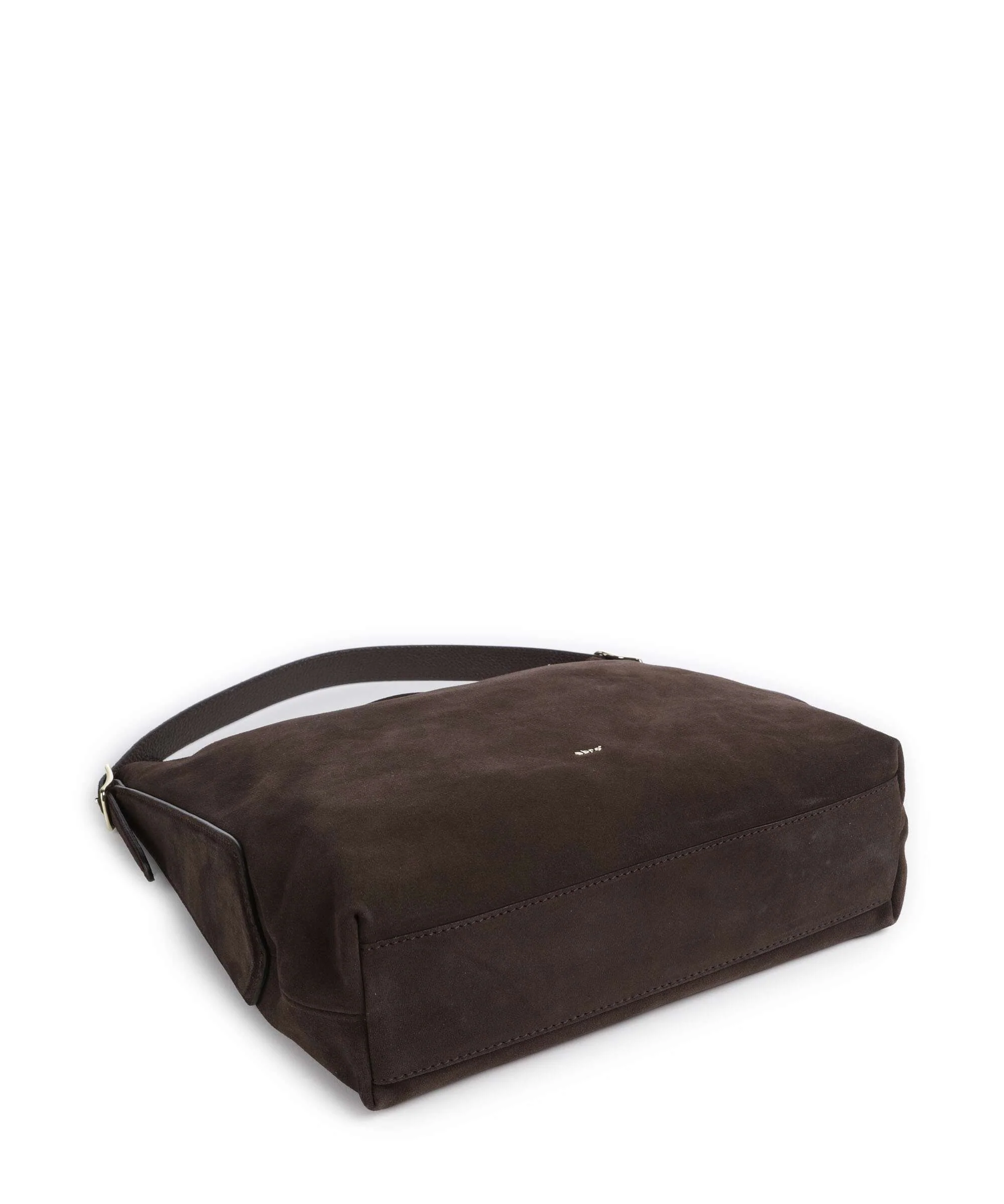 Abro Suede Carina Hobo bag dark brown - Image 5