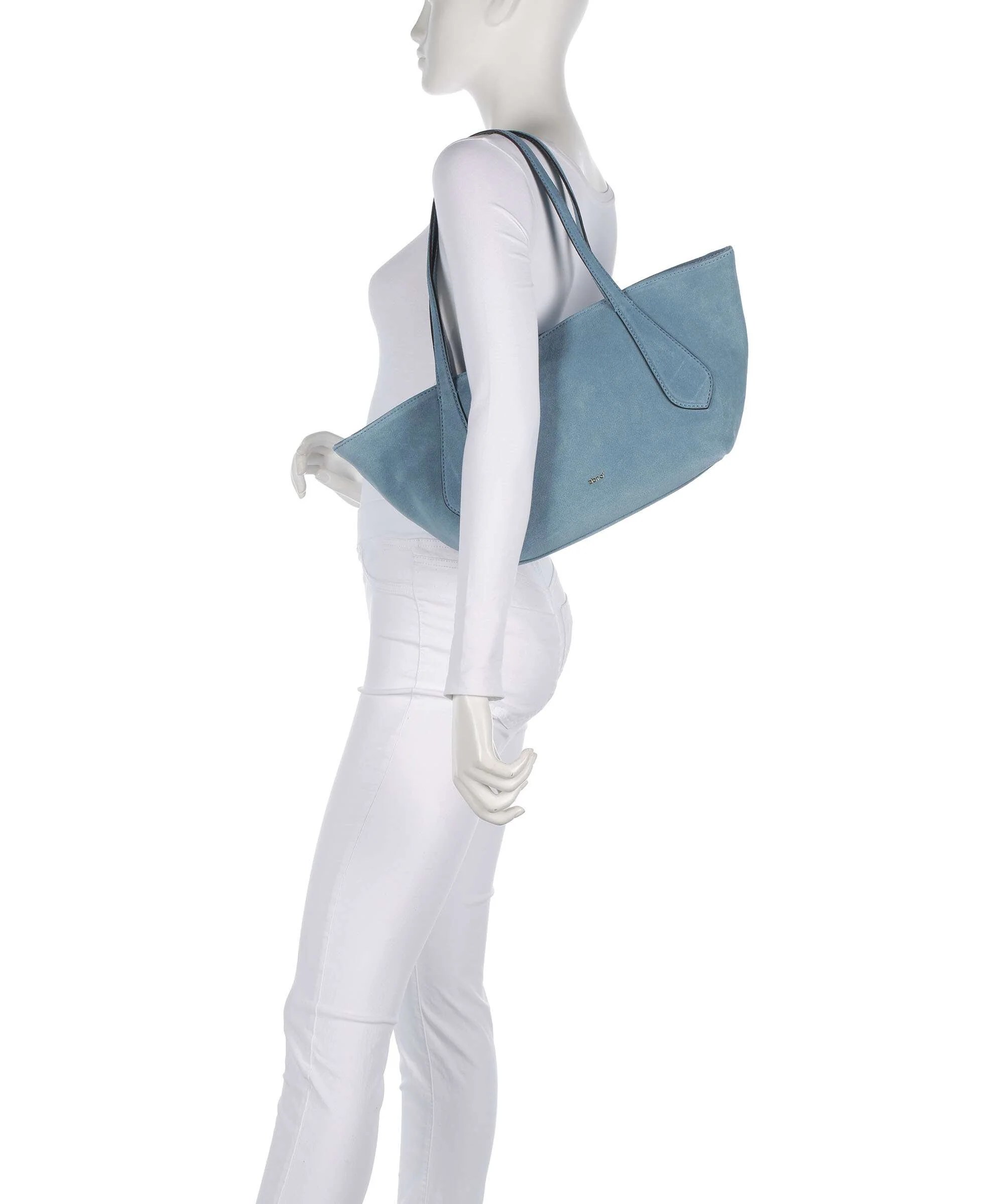 Abro Suede Carina Tote bag sapphire - Image 3