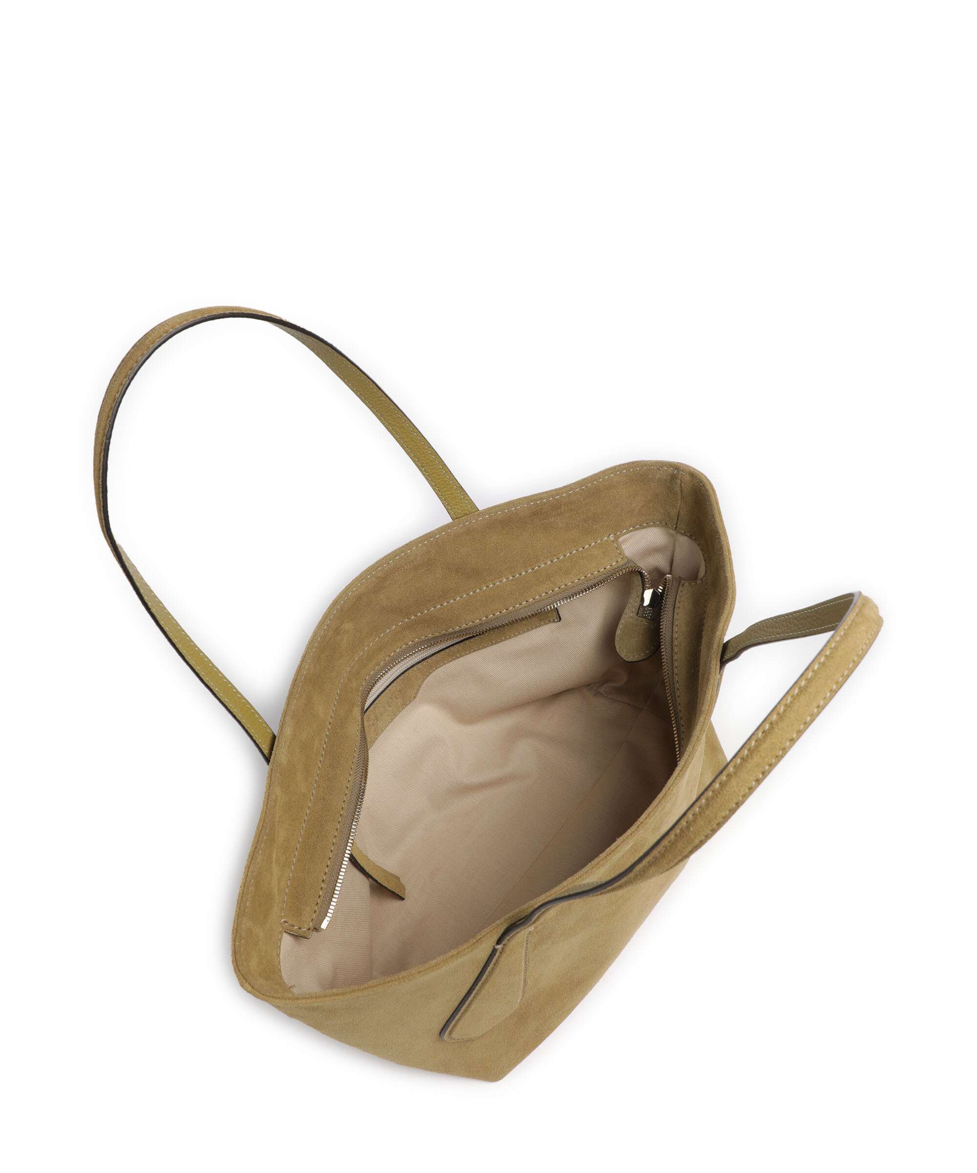 Abro Suede Carina Tote bag mud - Image 5