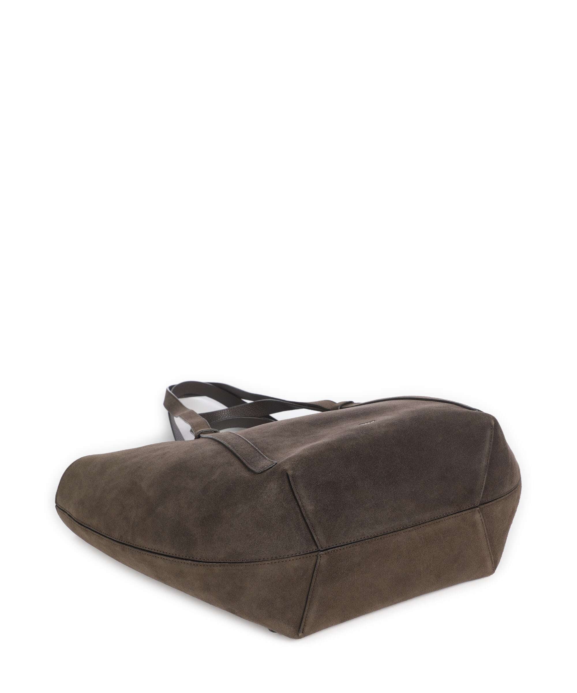 Abro Suede Cosmo Large Tote bag dark brown - Image 5