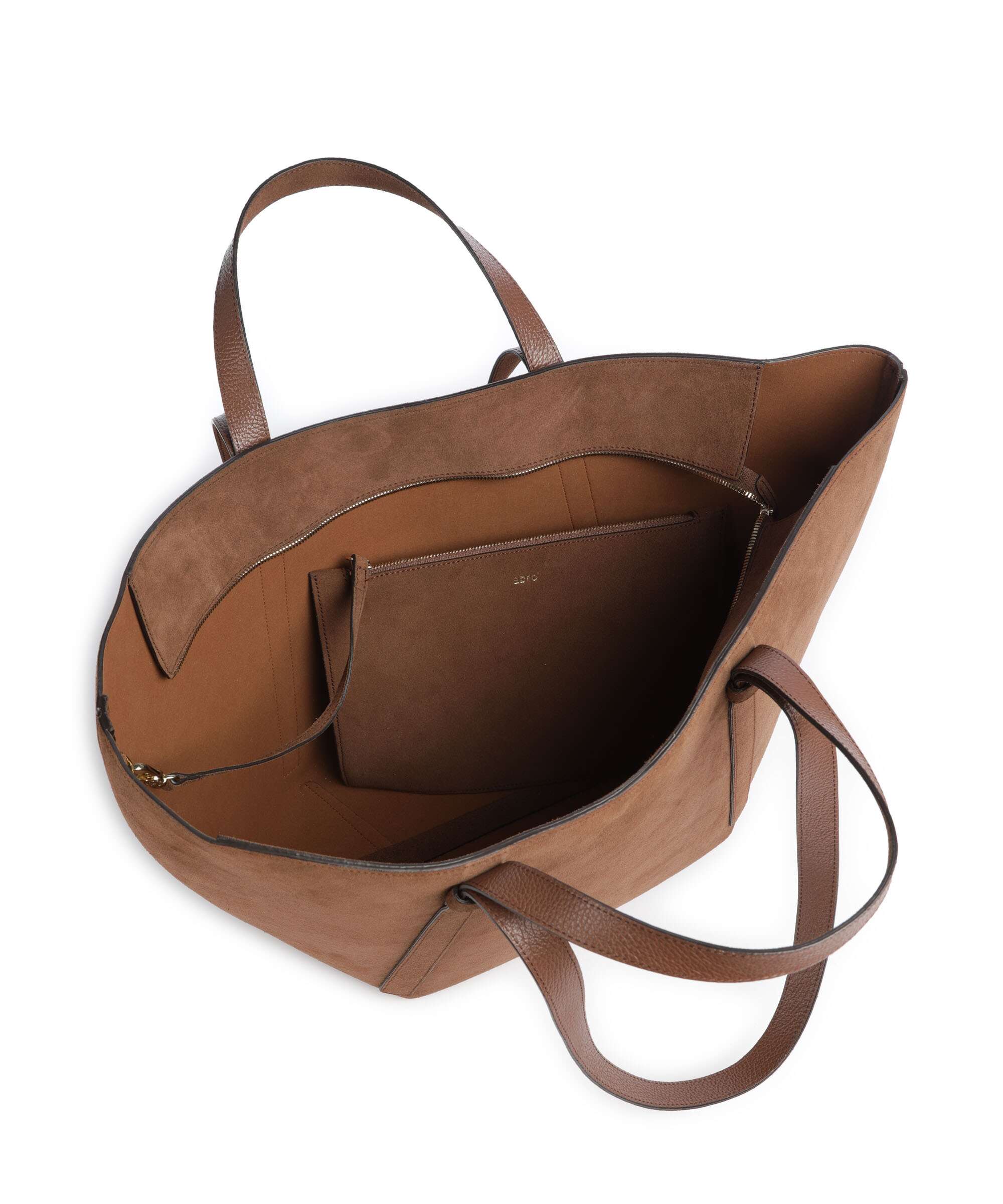 Abro Suede Cosmo Large Tote bag wood - Image 6