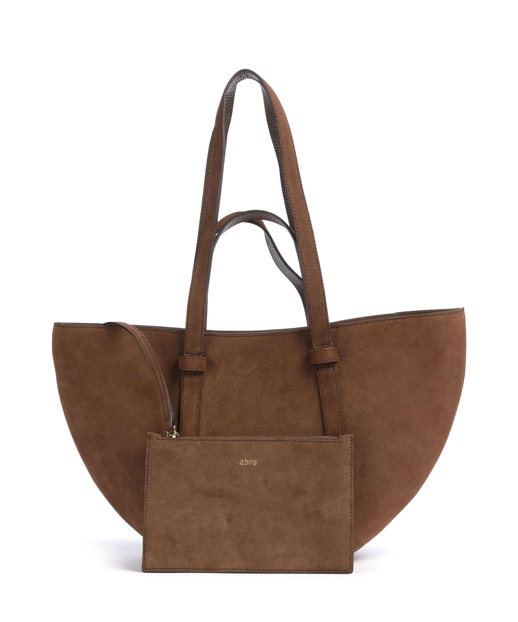Abro Suede Cosmo Medium Tote bag wood - Image 2