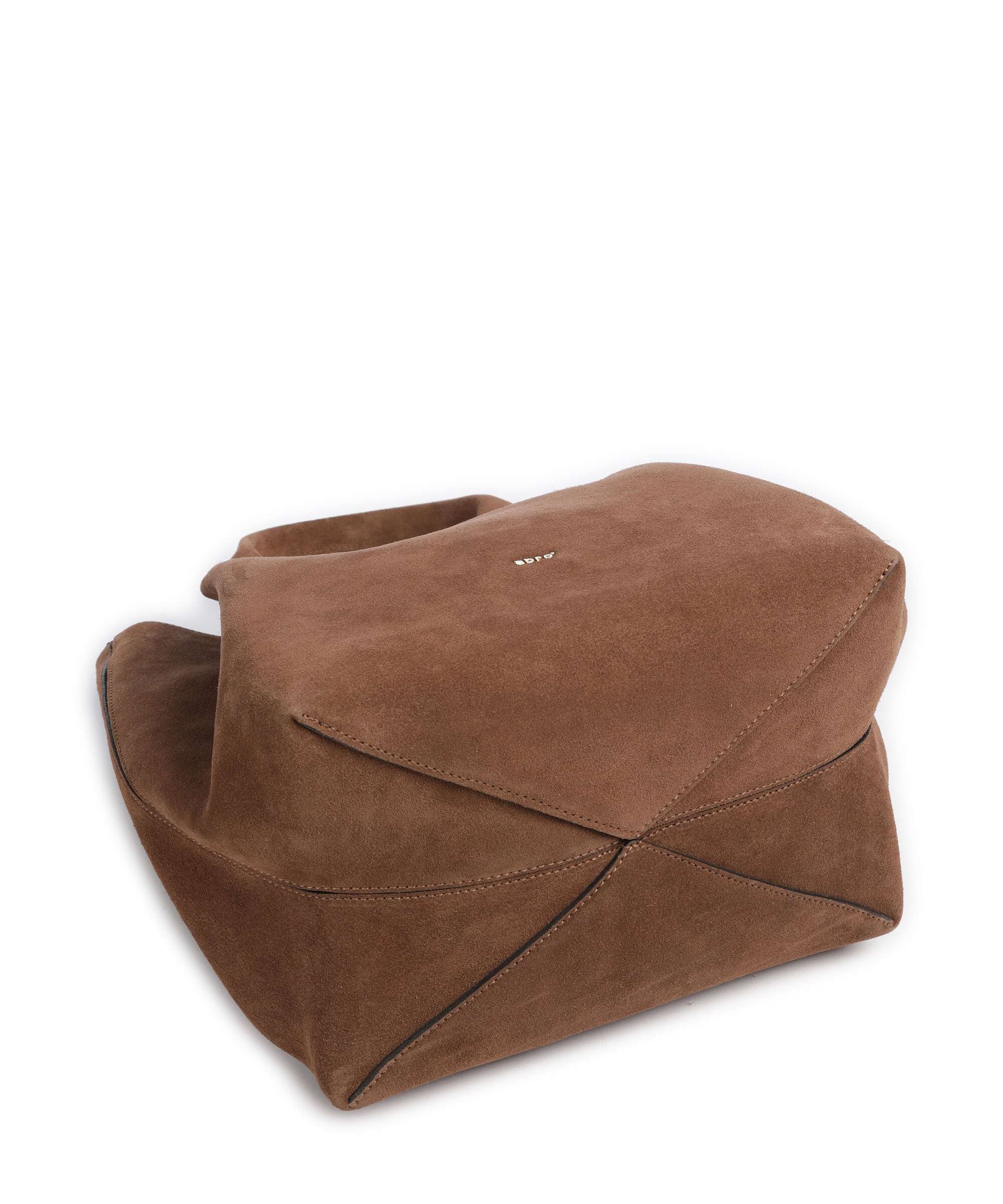 Abro Suede Essential Medium Handbag wood - Image 5