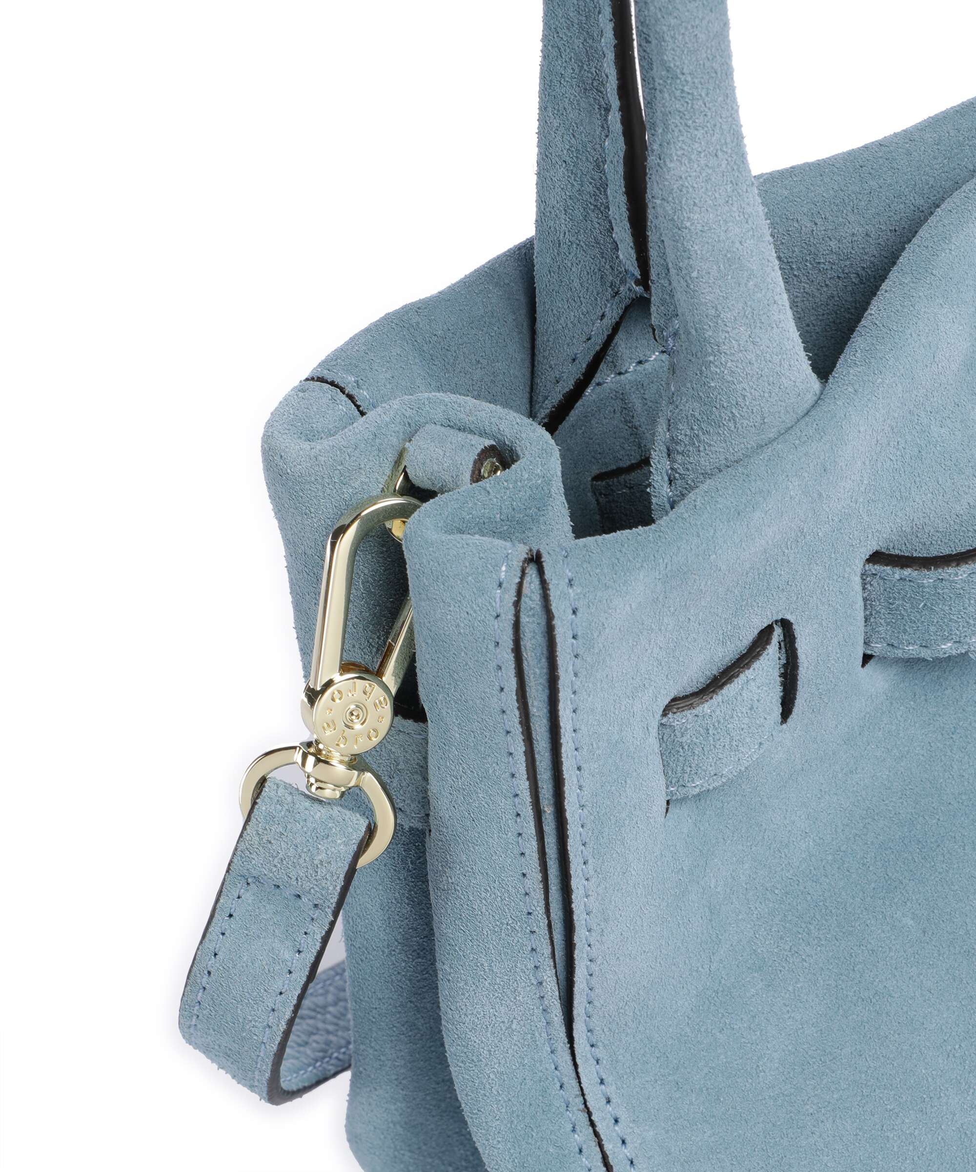 Abro Suede Jill Handbag sapphire - Image 4
