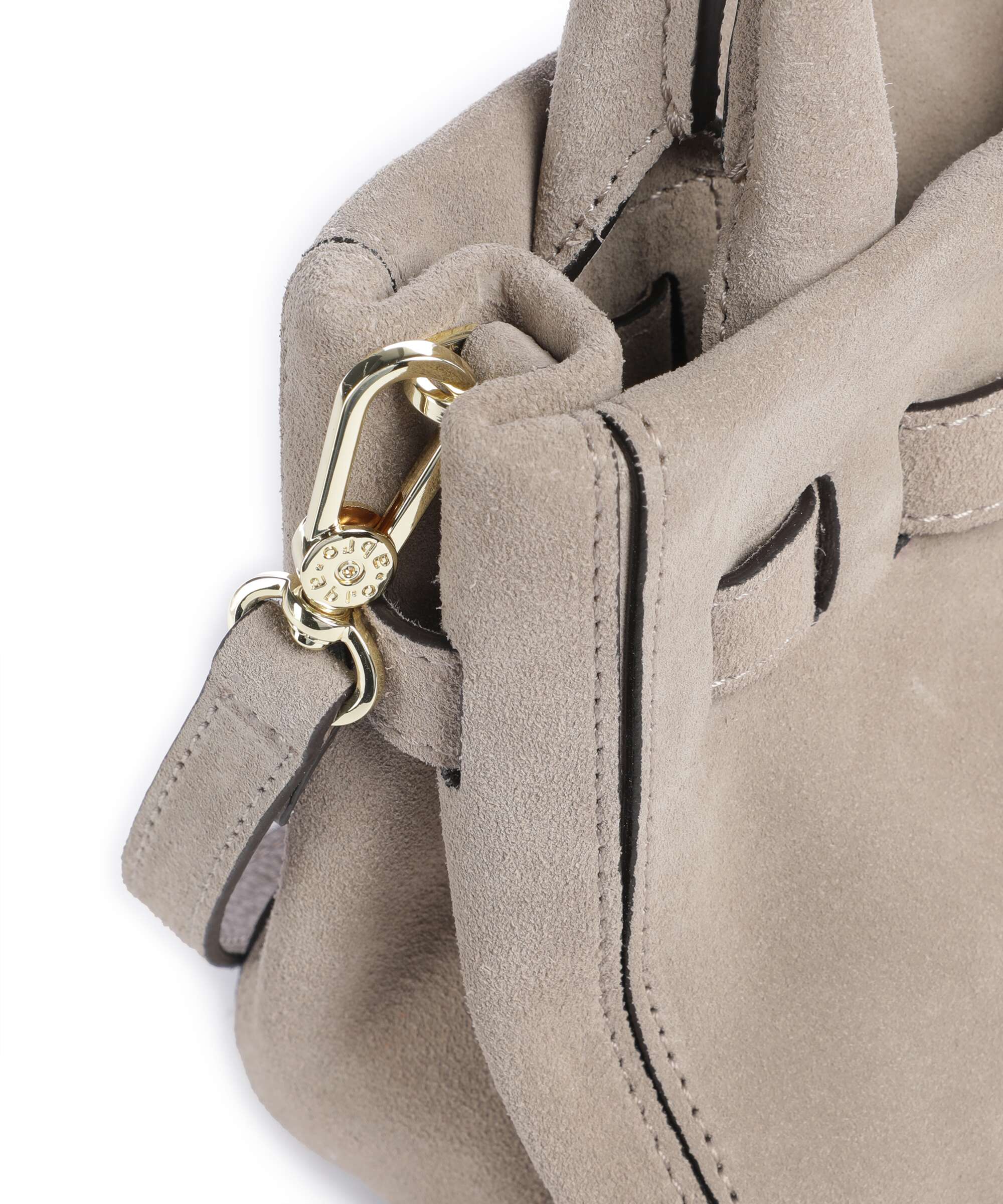 Abro Suede Jill Handbag siena - Image 4