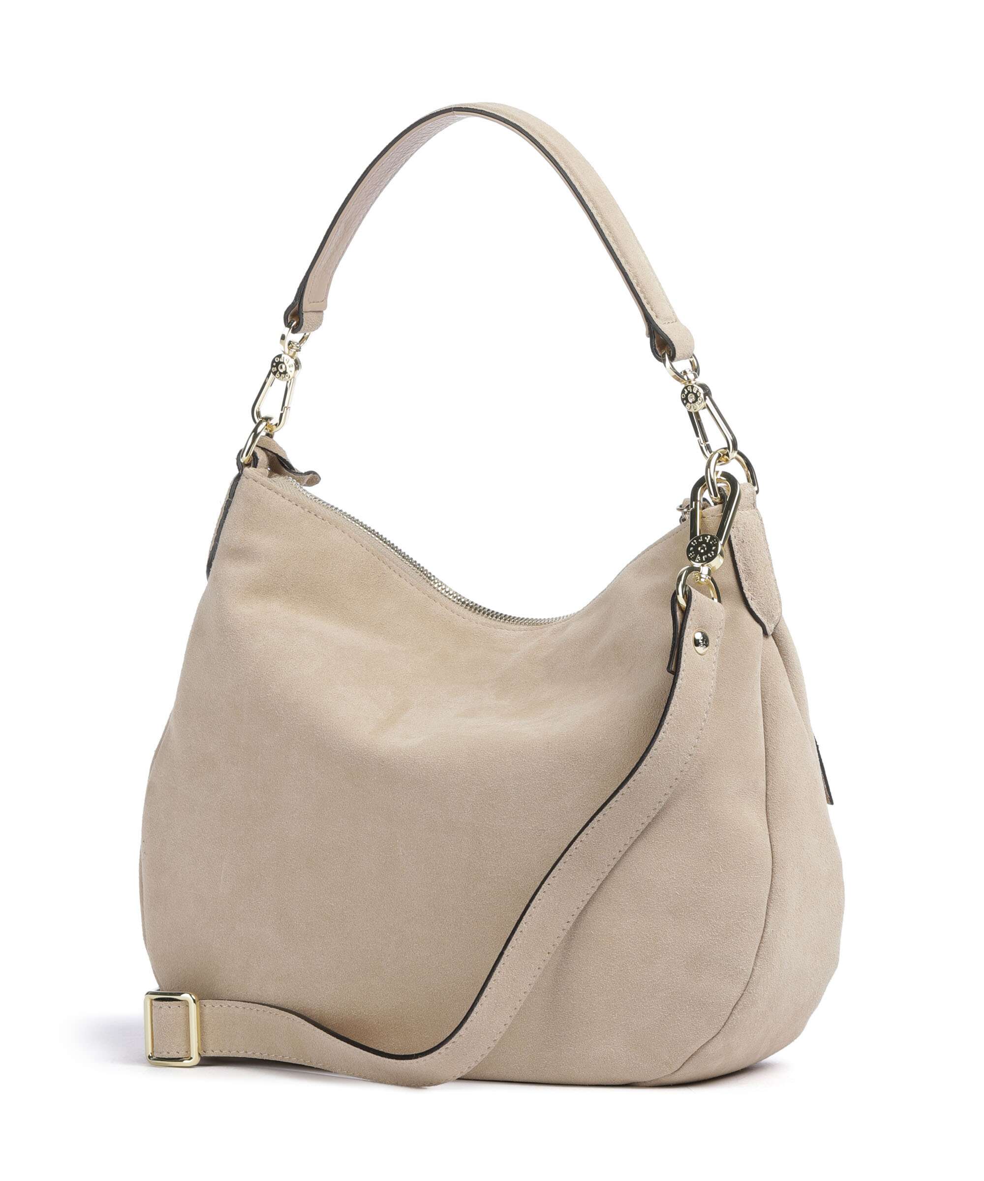 Abro Suede Juna Hobo bag natural - Image 2