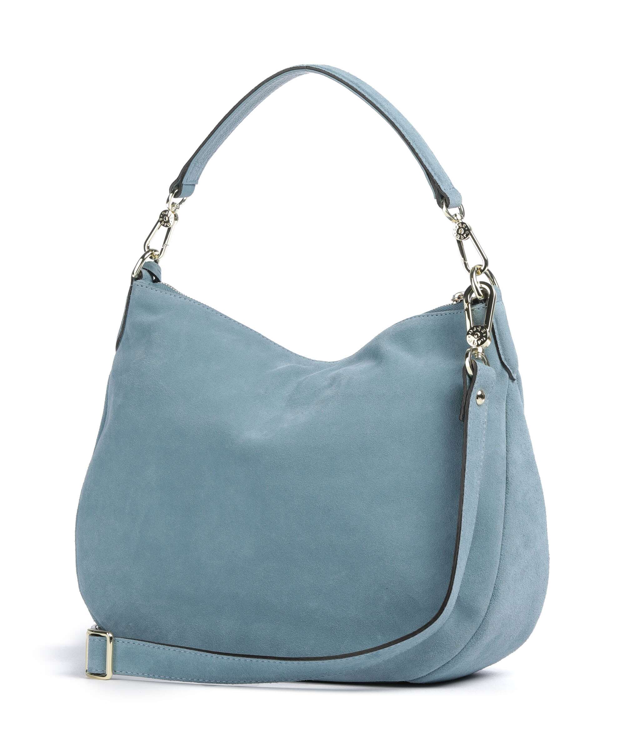 Abro Suede Juna Small Hobo bag sapphire - Image 2