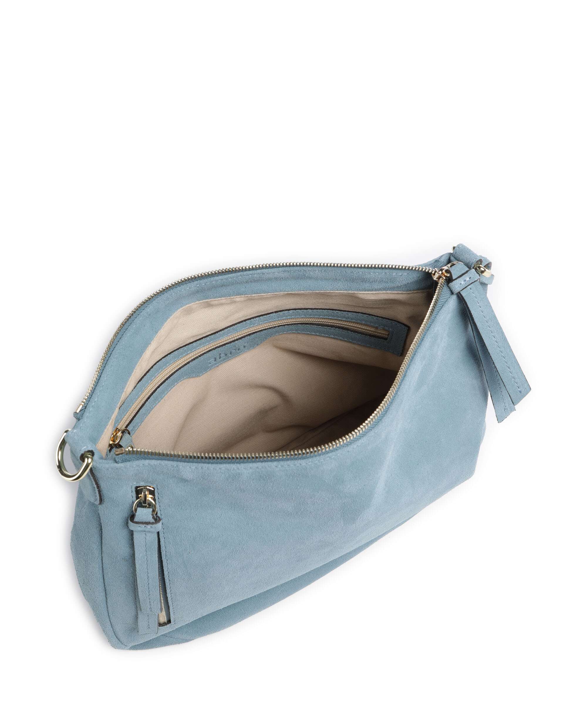 Abro Suede Juna Small Hobo bag sapphire - Image 5