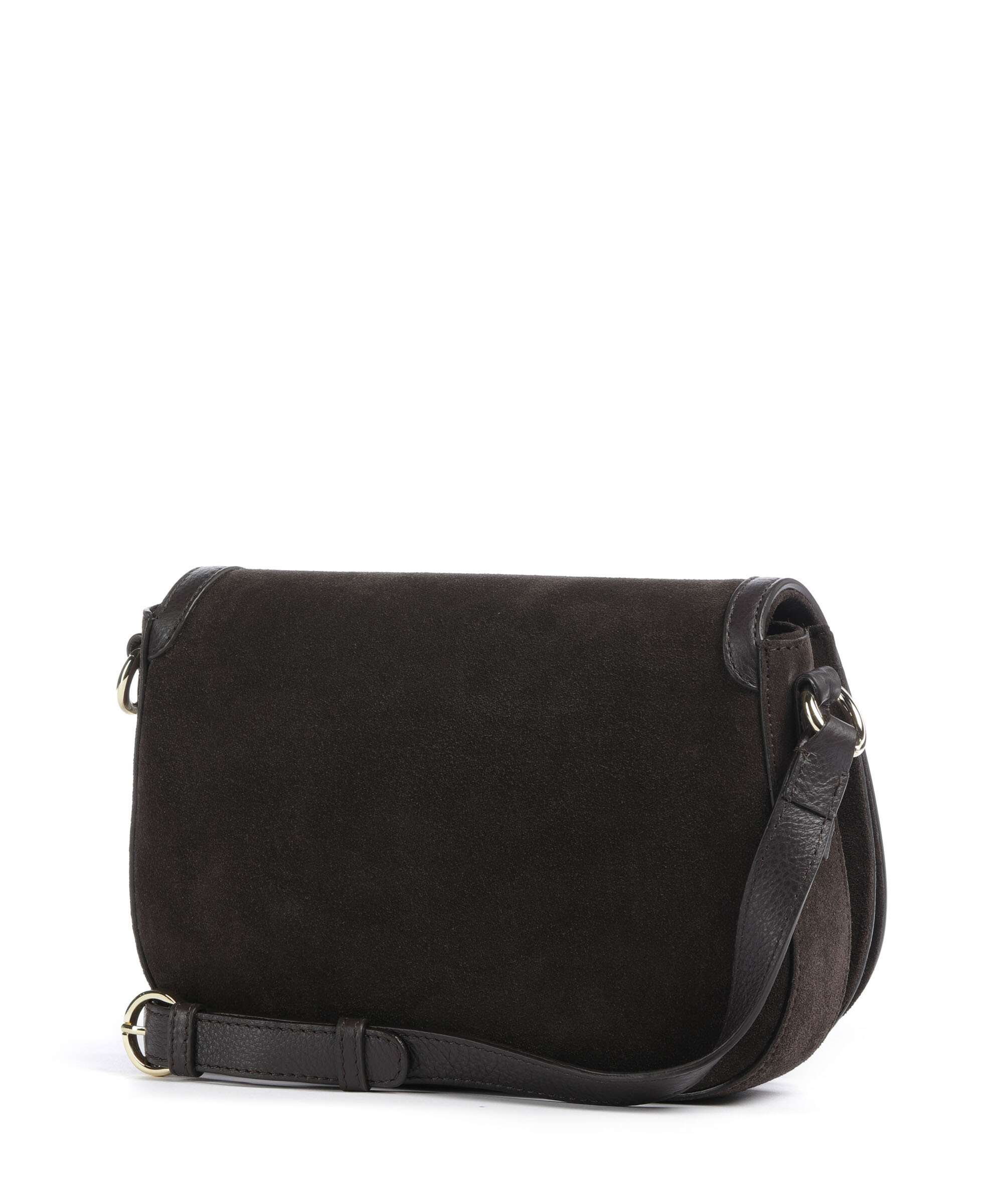 Abro Suede Rosalia Crossbody bag dark brown - Image 2
