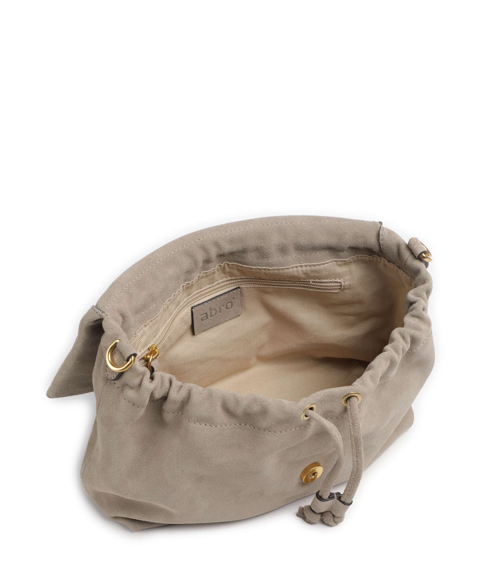 Abro Suede Temi Medium Shoulder bag siena - Image 5