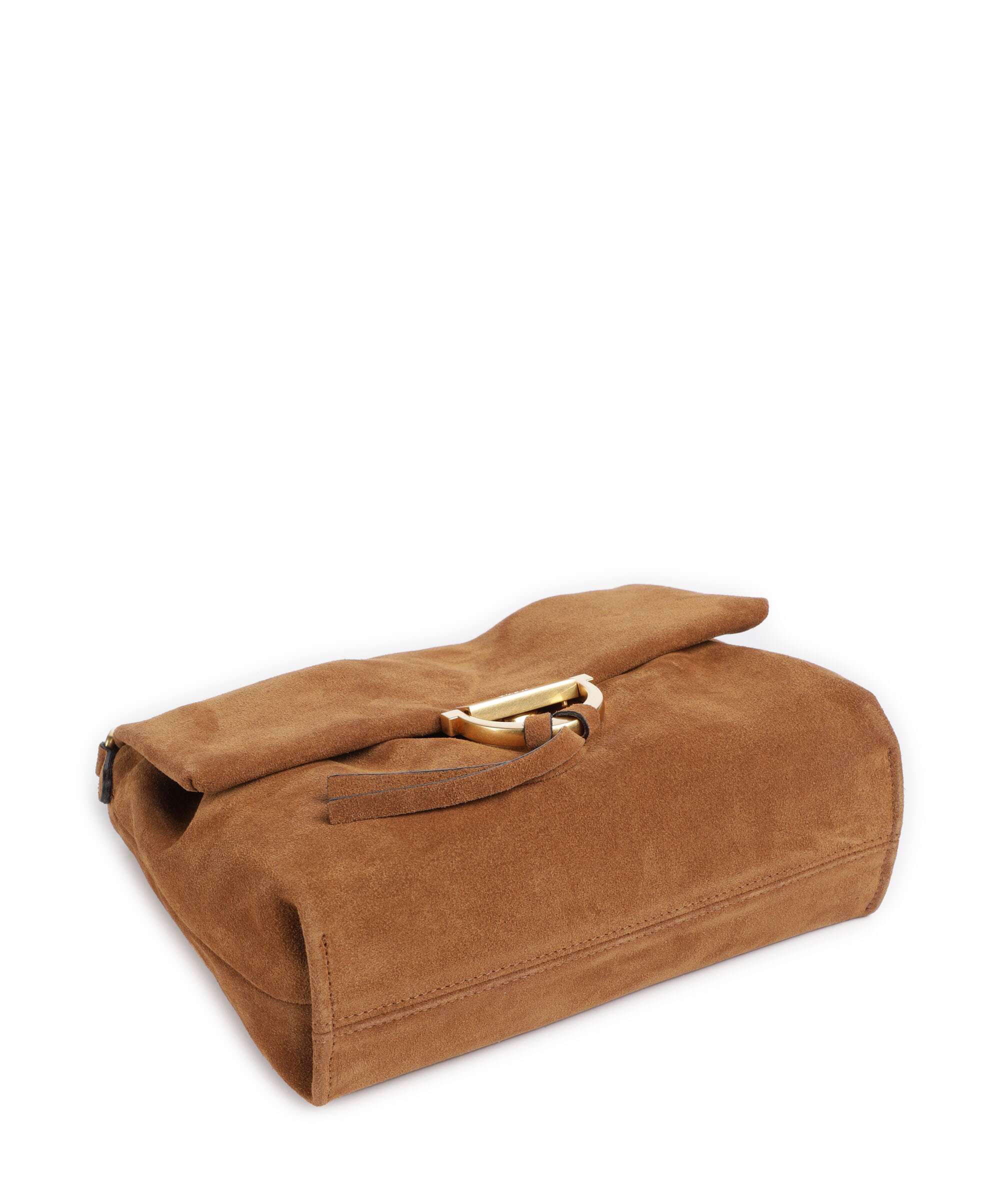 Abro Suede Temi Medium Shoulder bag cuoio - Image 6