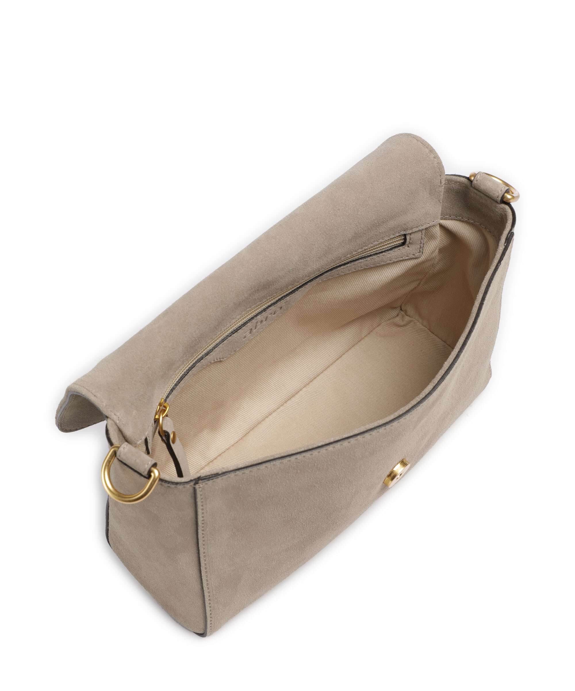 Abro Suede Temi Shoulder bag siena - Image 6